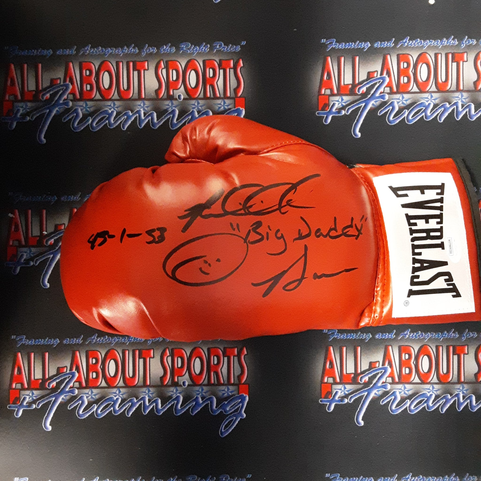 Riddick "Big Daddy" Bowe Authentic Signed Boxing Glove Autographed JSA