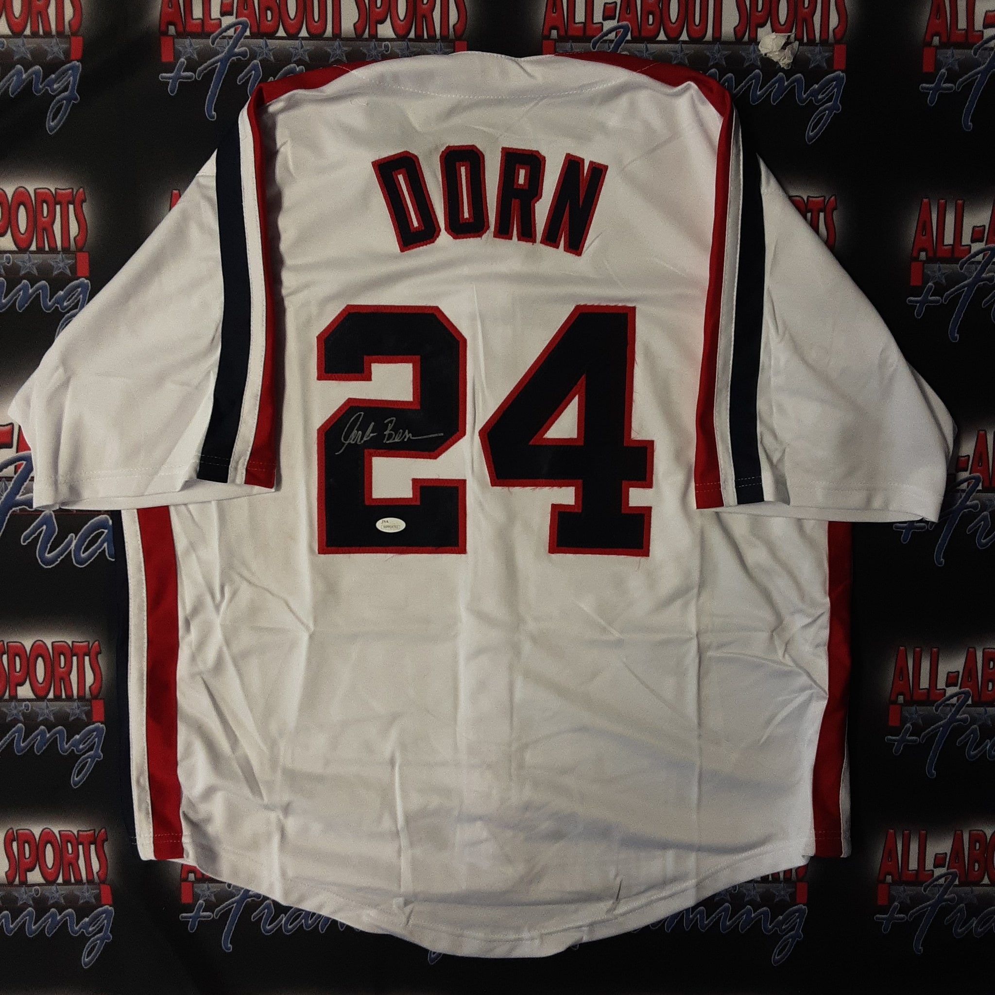 Corbin Bernsen "Roger Dorn" Authentic Signed Pro Style Jersey Autographed JSA-