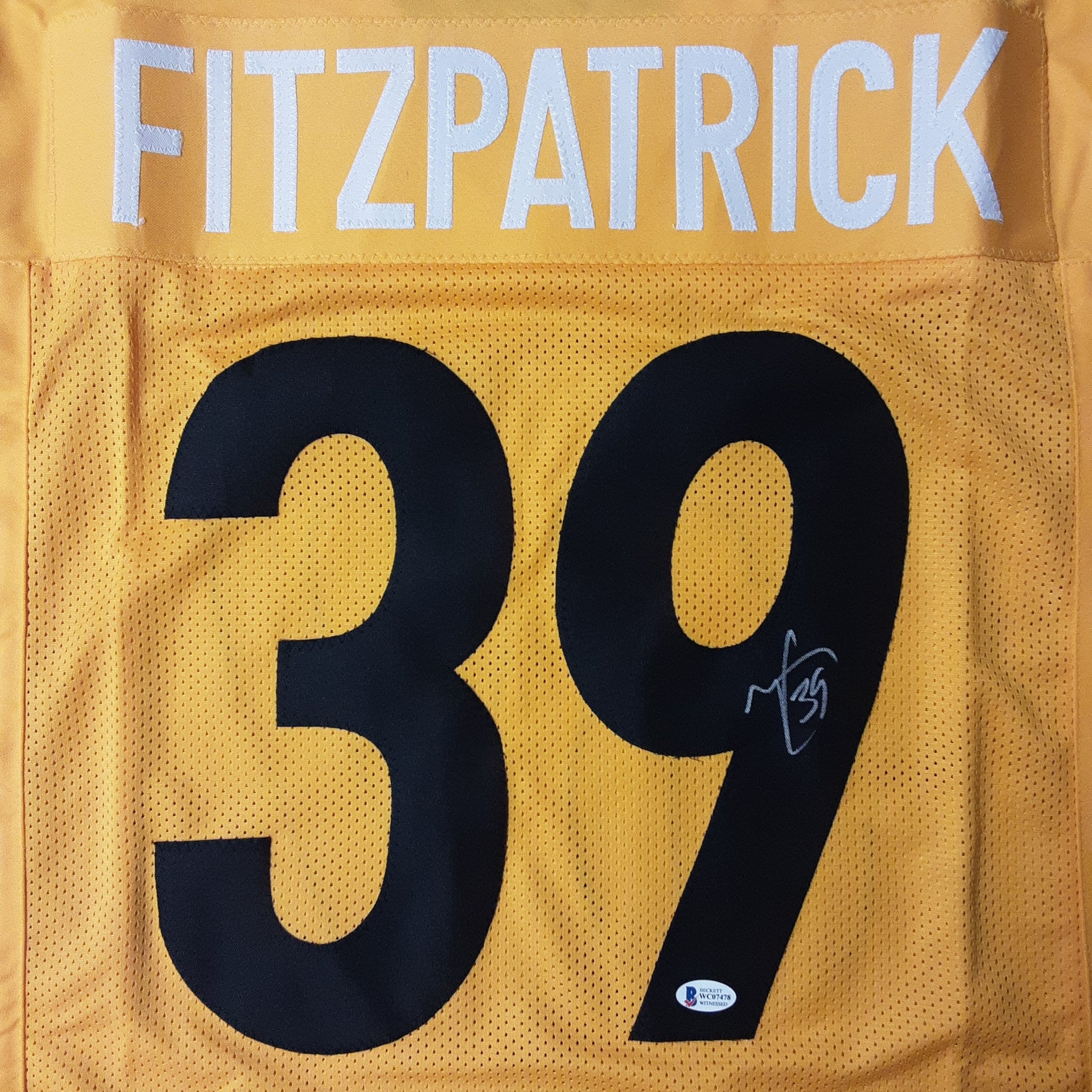 Minkah Fitzpatrick Authentic Signed Pro Style Jersey Autographed Beckett
