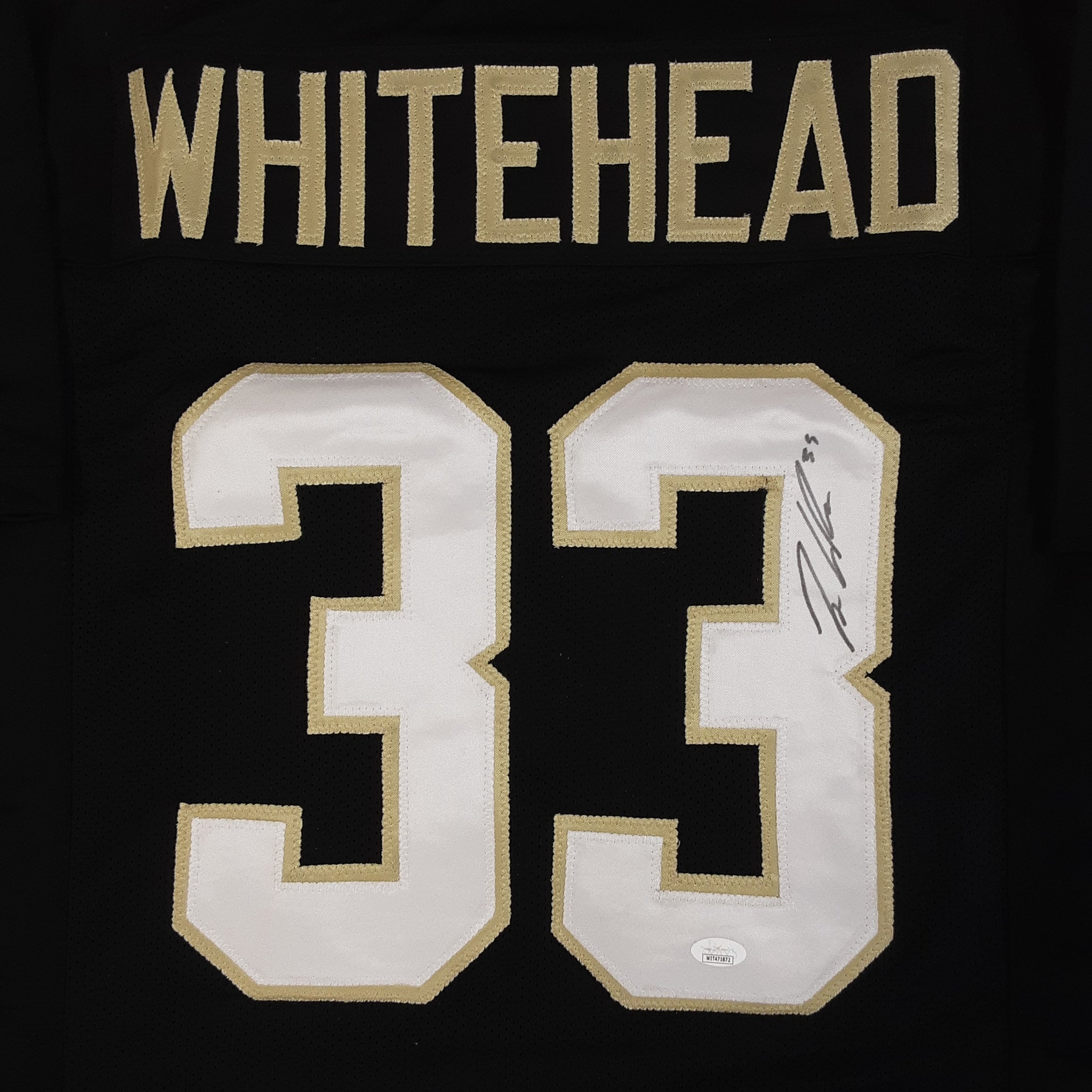 Jordan Whitehead Authentic Signed Pro Style Jersey Autographed JSA-