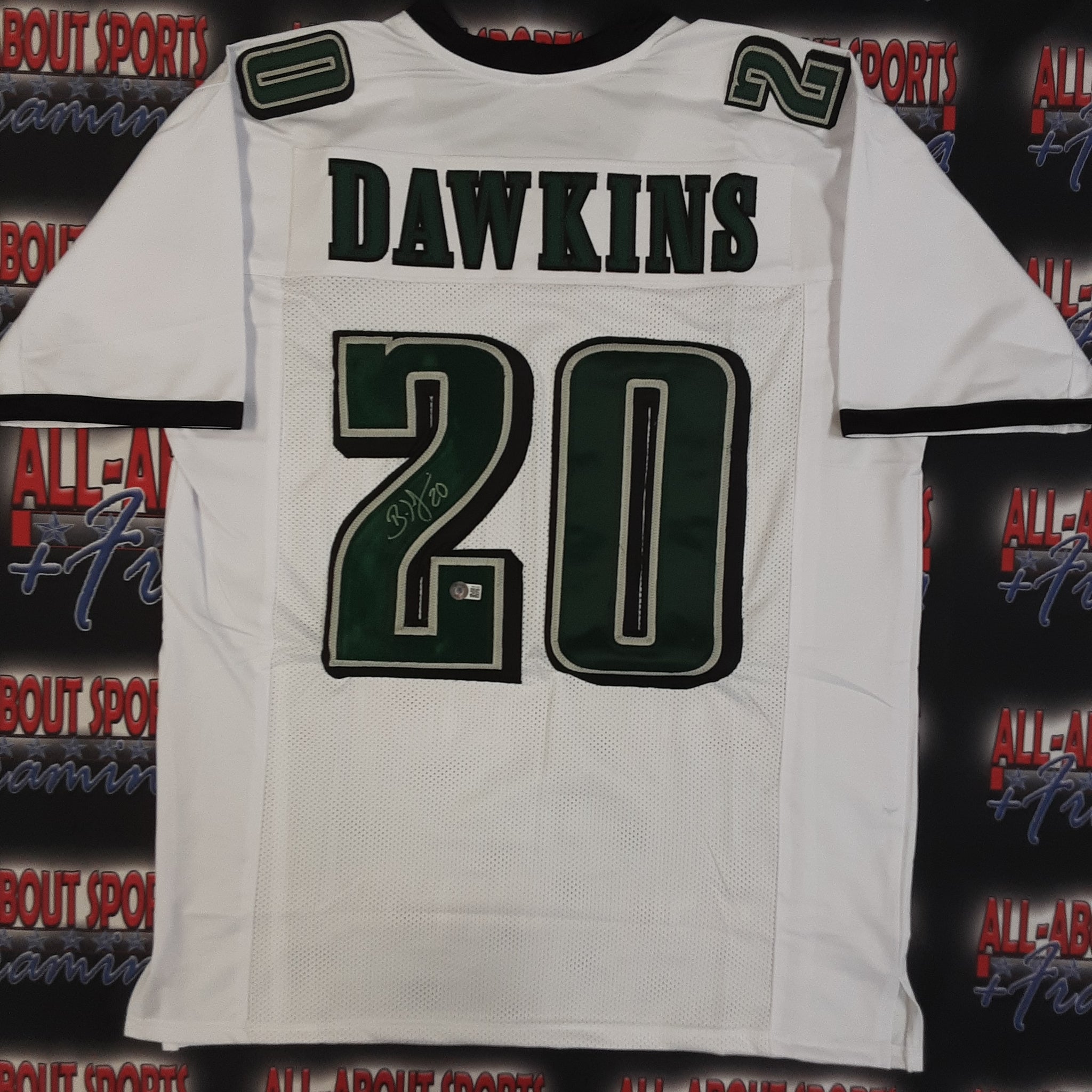 Brian Dawkins Authentic Signed Pro Style Jersey Autographed JSA