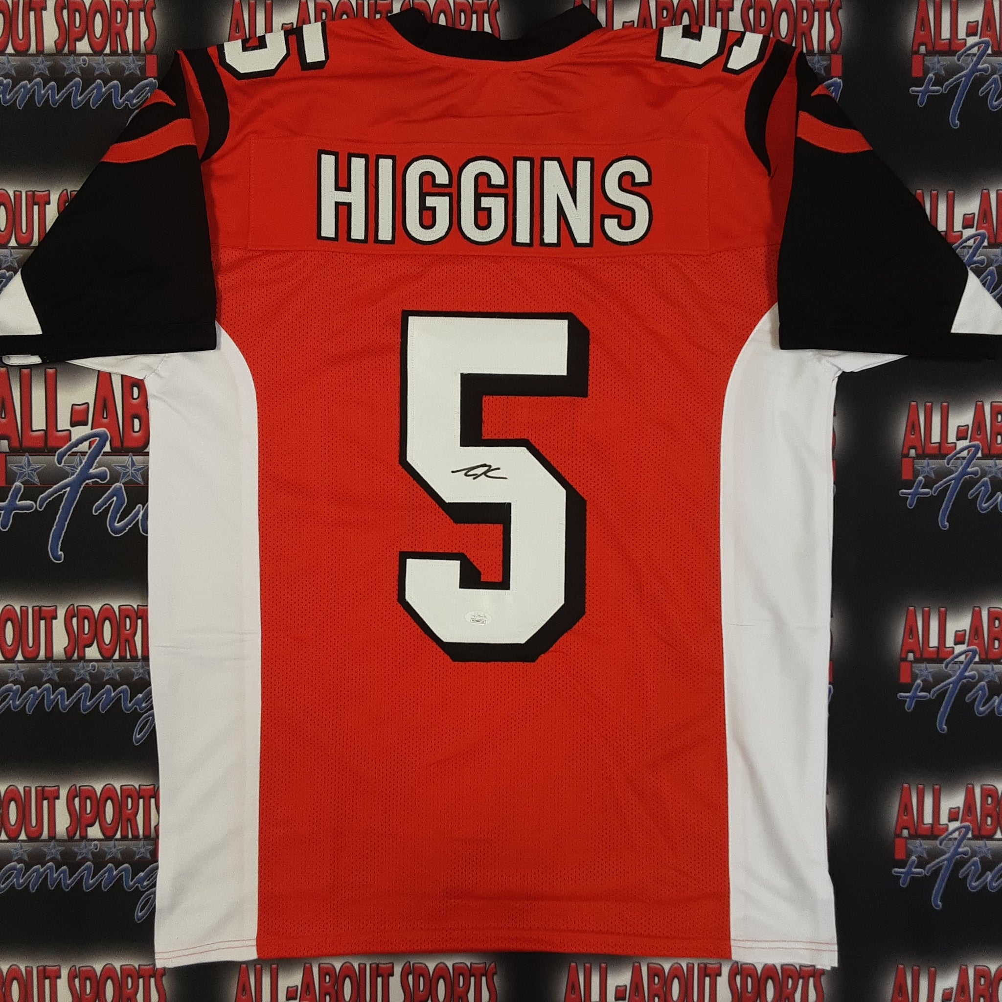 Tee Higgins Authentic Signed Pro Style Jersey Autographed JSA