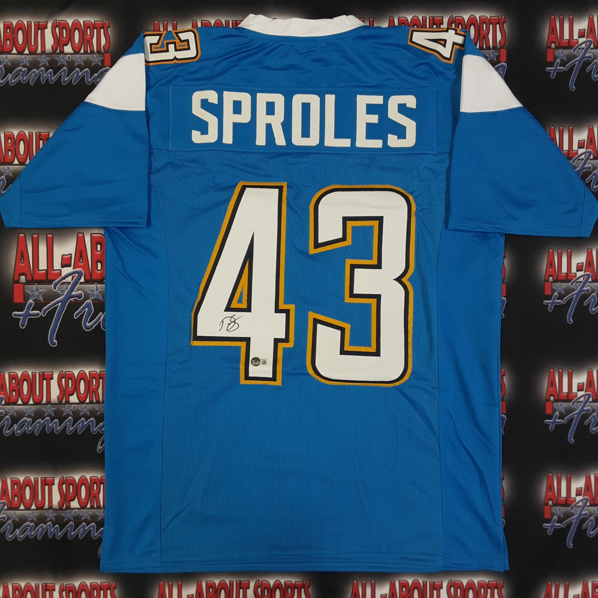 Darren Sproles Authentic Signed Pro Style Jersey Autographed Beckett