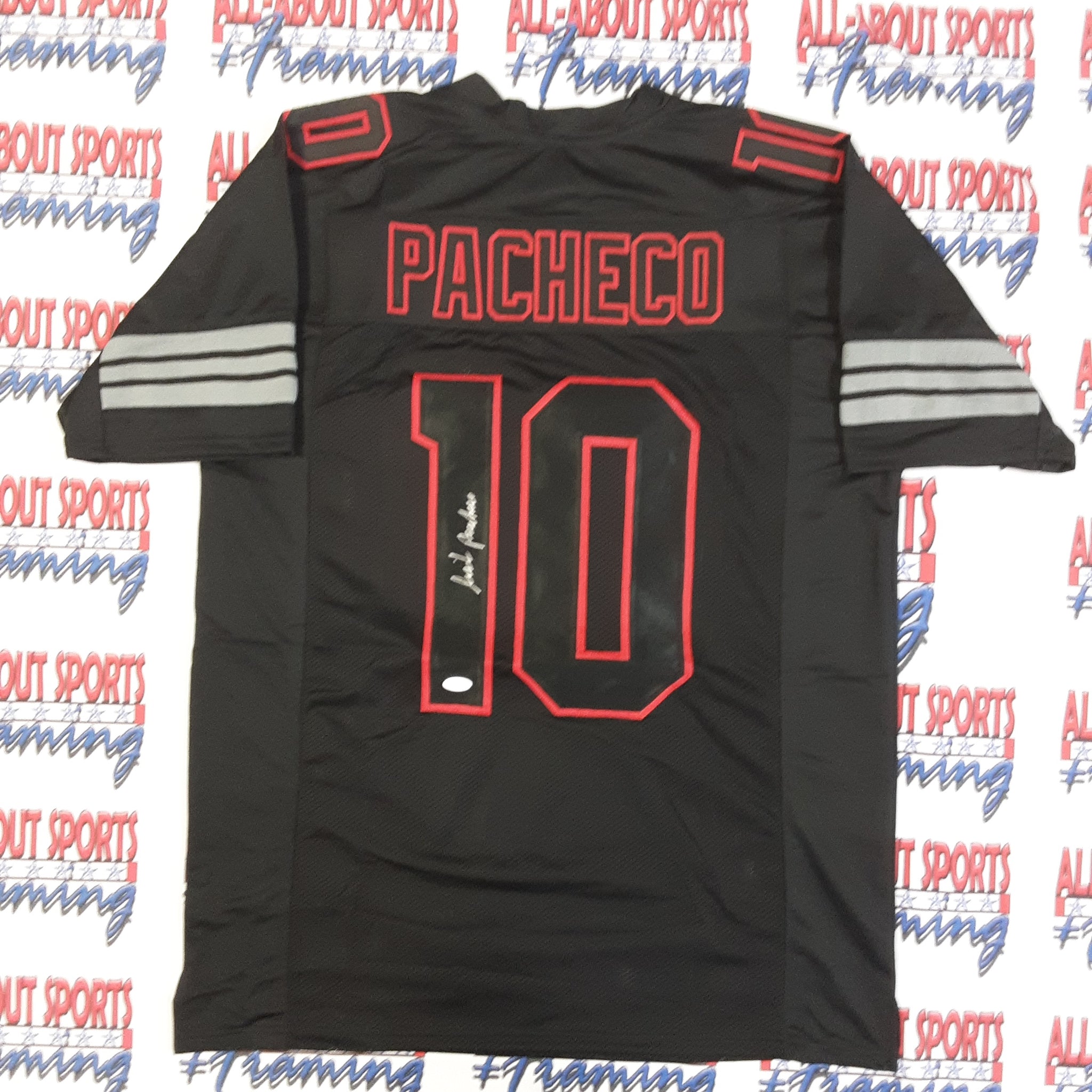 Isiah Pacheco Signed Jersey (JSA)