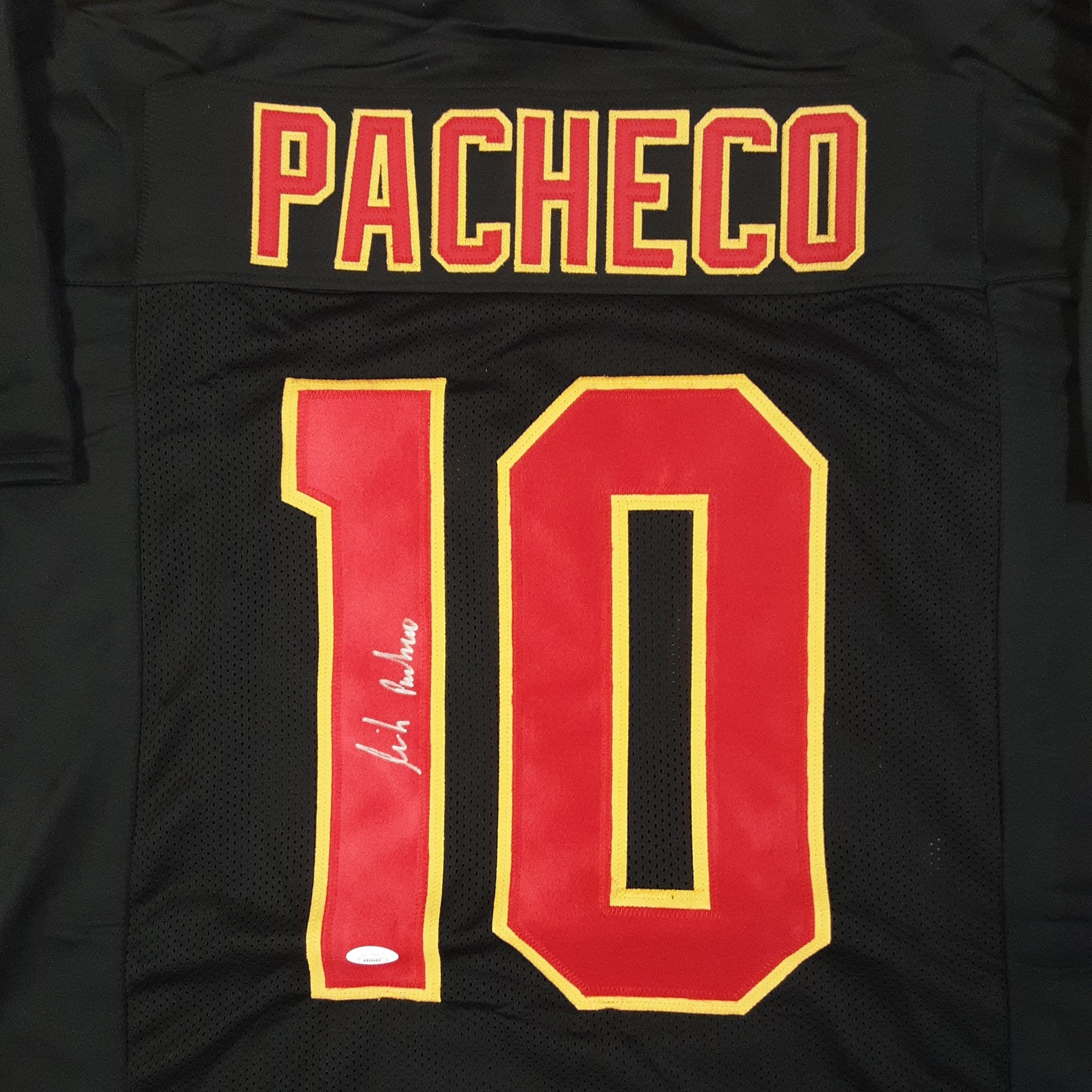 Isiah Pacheco Signed Jersey (JSA)