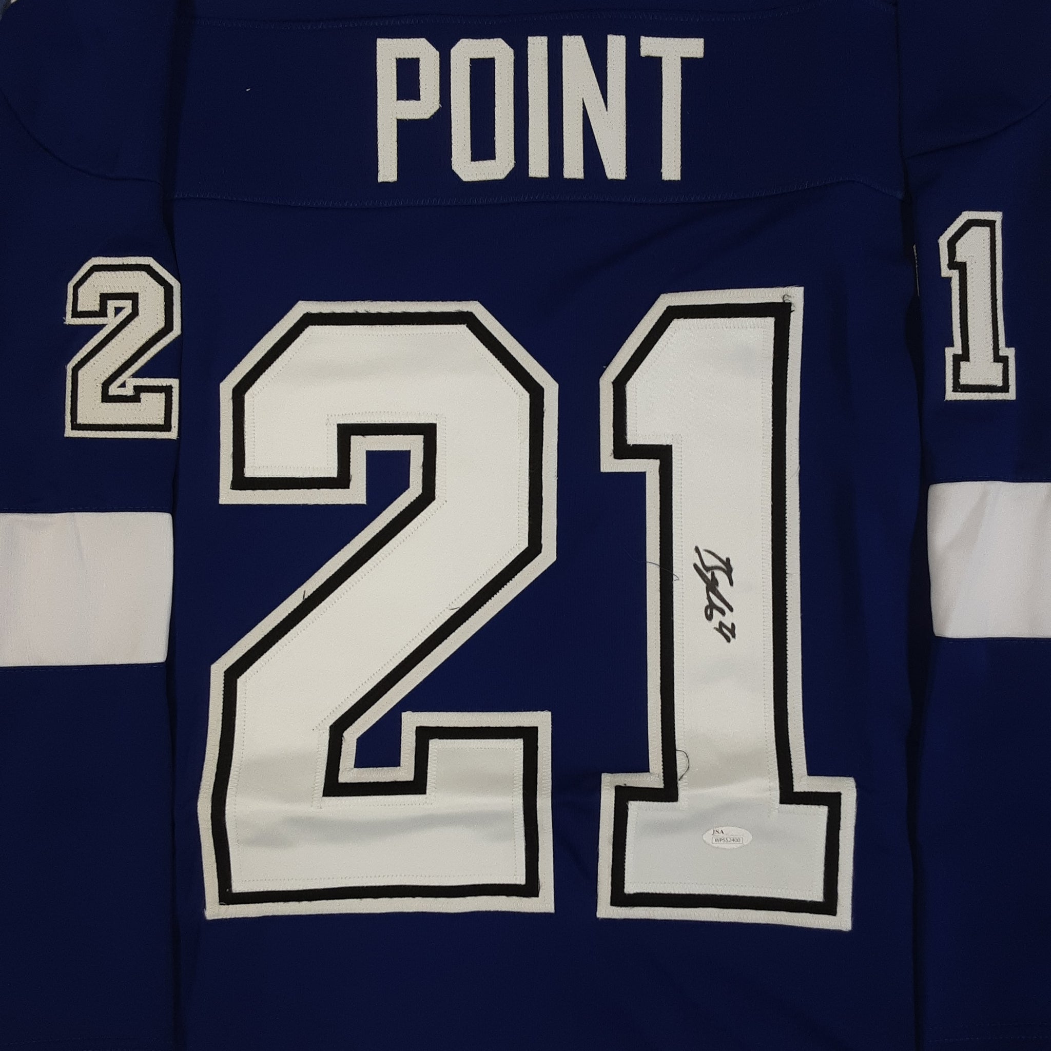 Brayden Point Authentic Signed Pro Style Jersey Autographed JSA