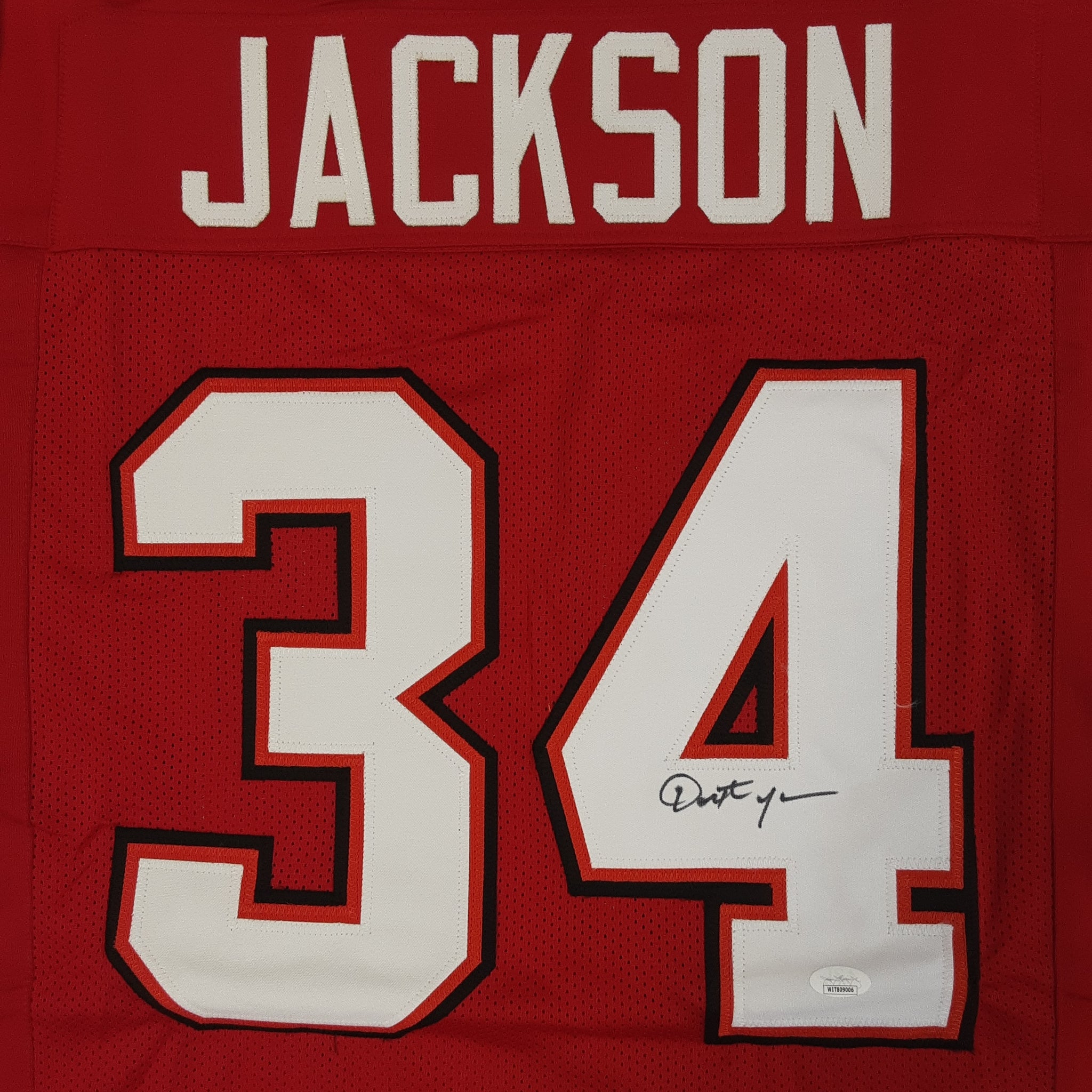 Dexter Jackson Signed Pro Style Jersey Autographed JSA