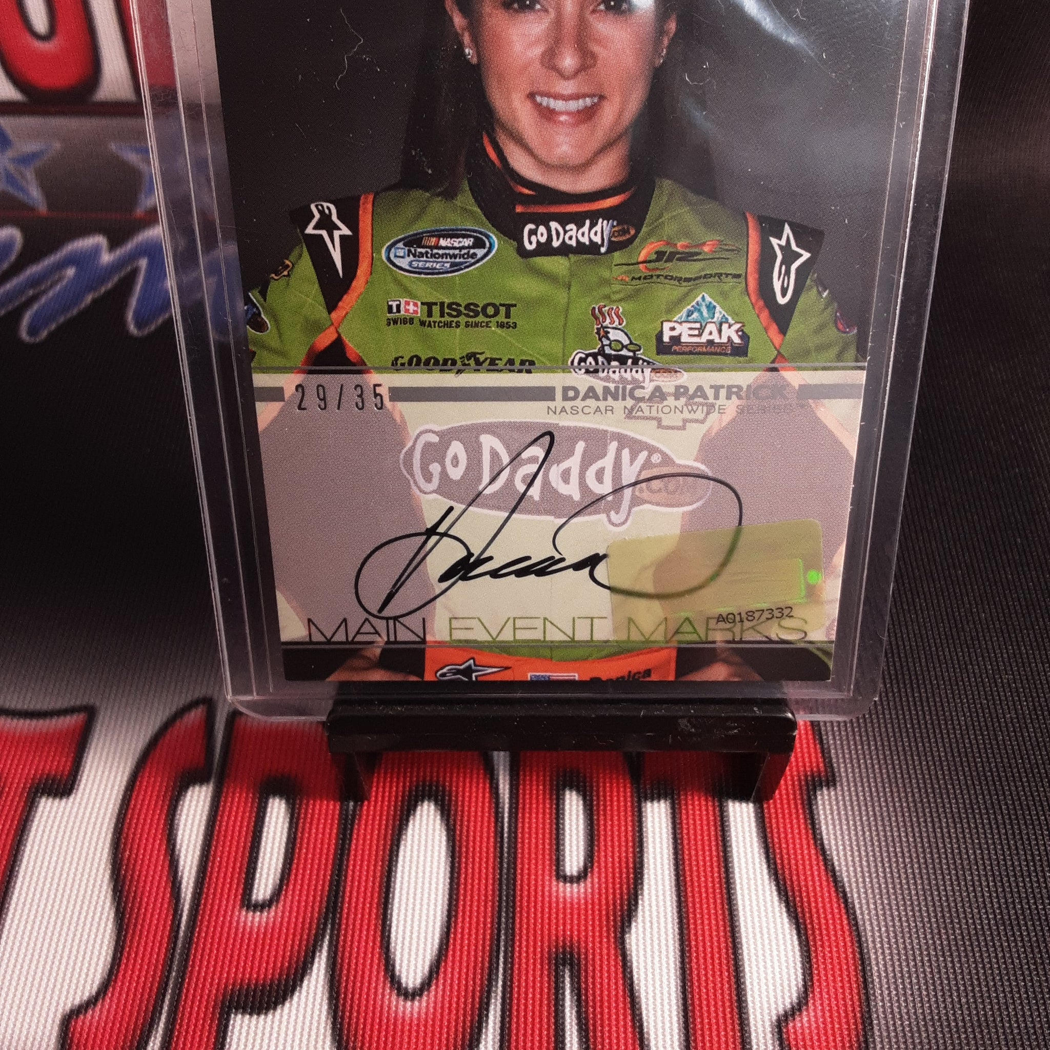 2011 Wheels Main Event Marks Card #ME-DP Danica Patrick