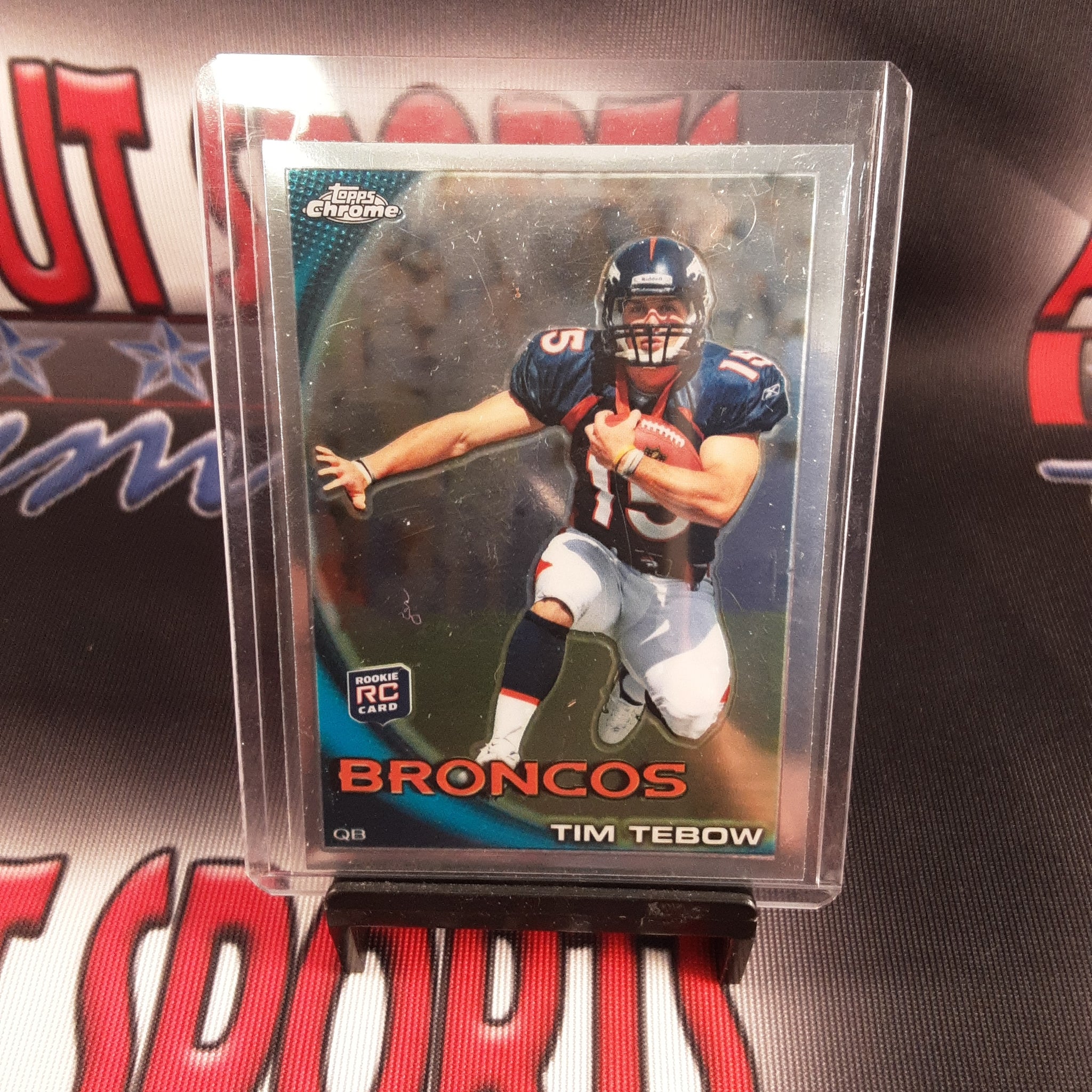 2010 Topps Chrome Rookie Card Refractor #c100 Tim Tebow