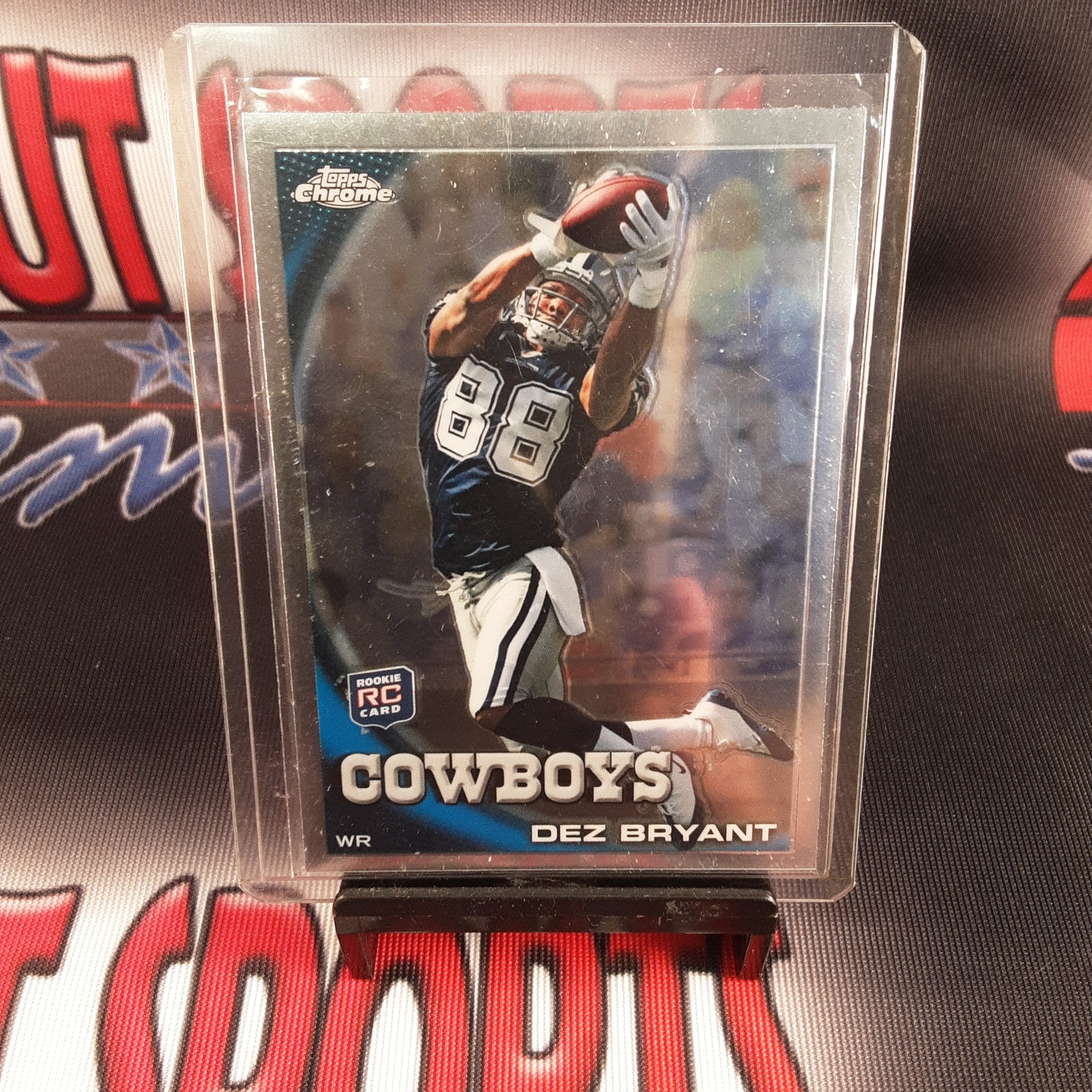 2010 Topps Chrome Rookie Card Blue Refractor #C60 Dez Bryant