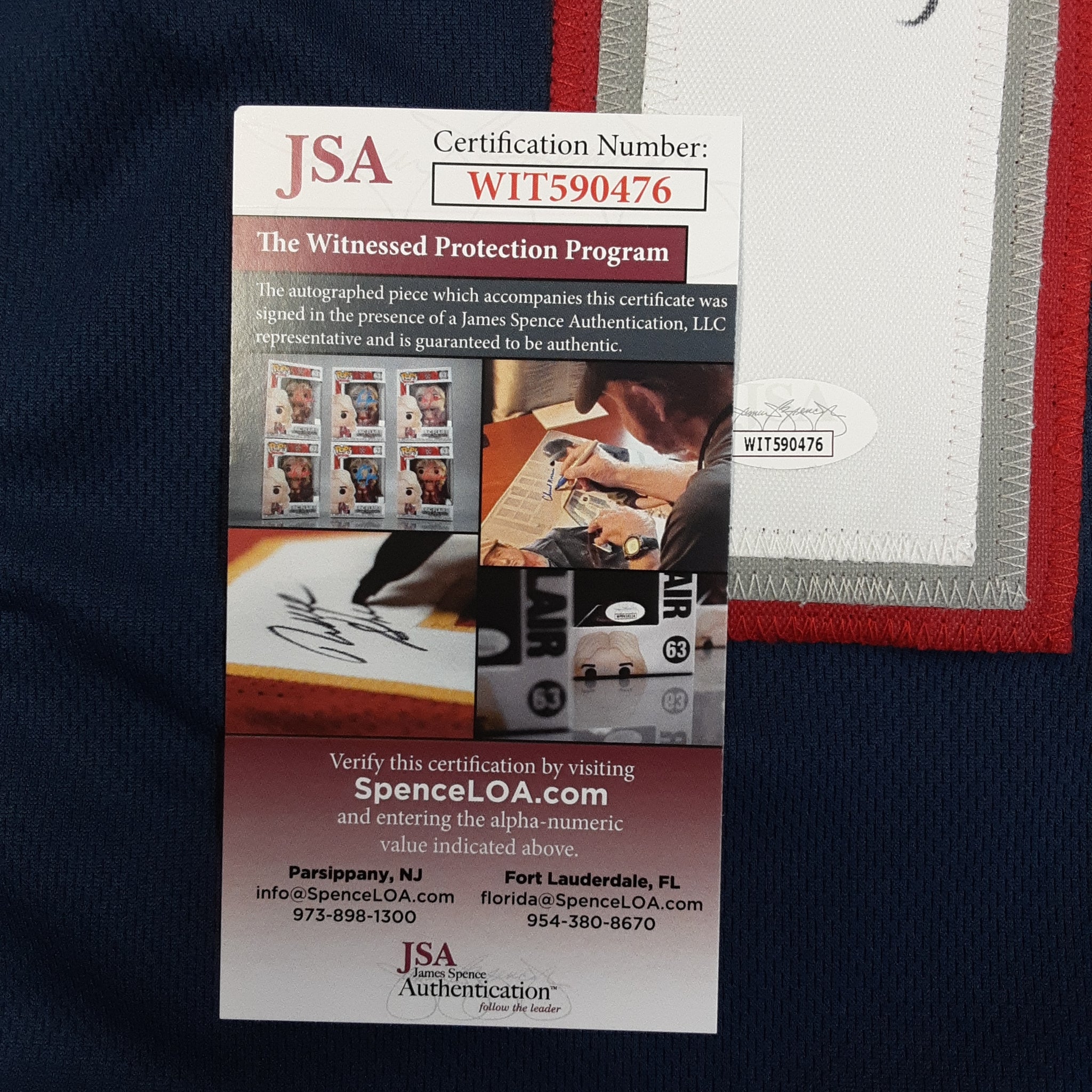 Jakobi Meyers Authentic Signed Pro Style Jersey Autographed JSA