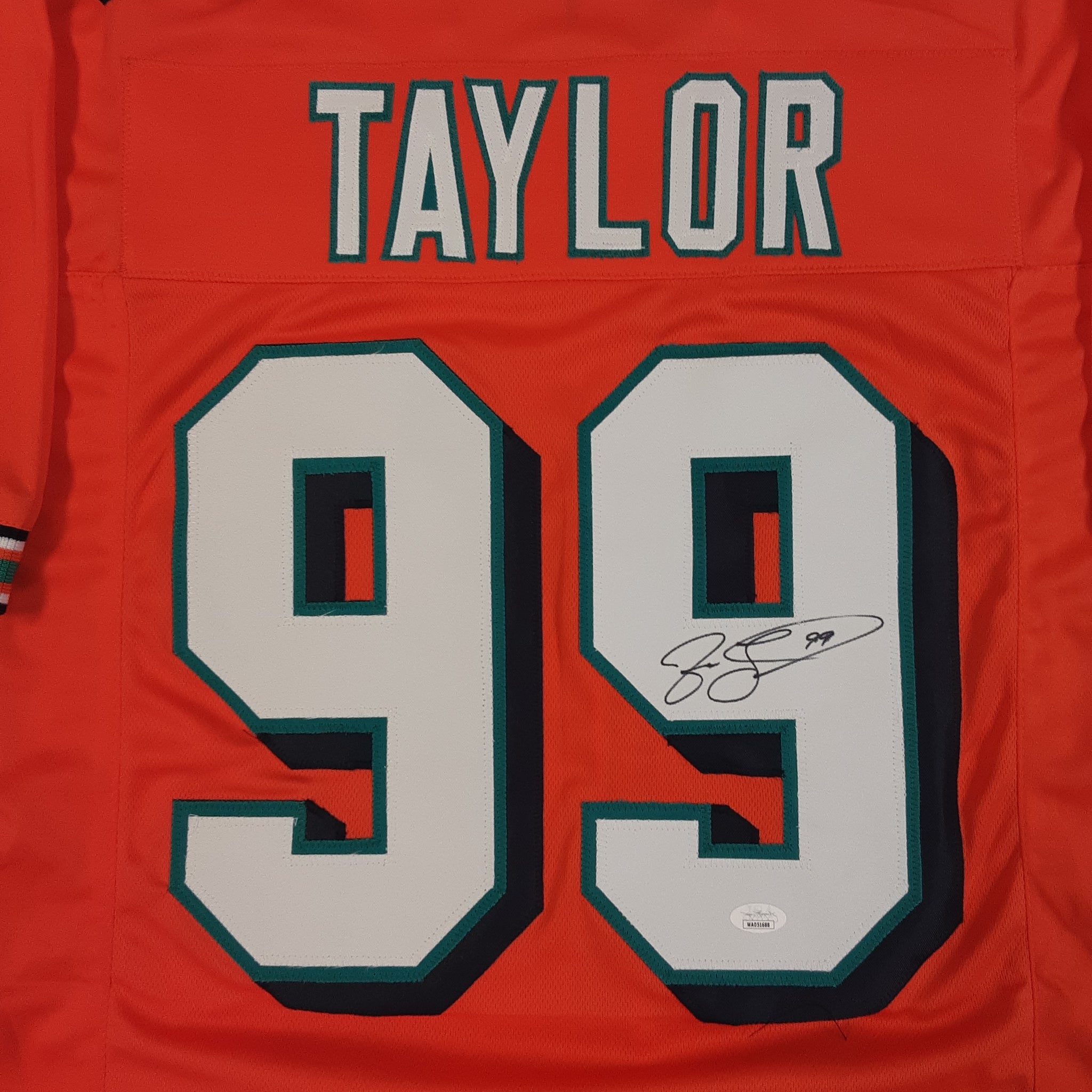 Jason Taylor Authentic Signed Pro Style Jersey Autographed JSA R1