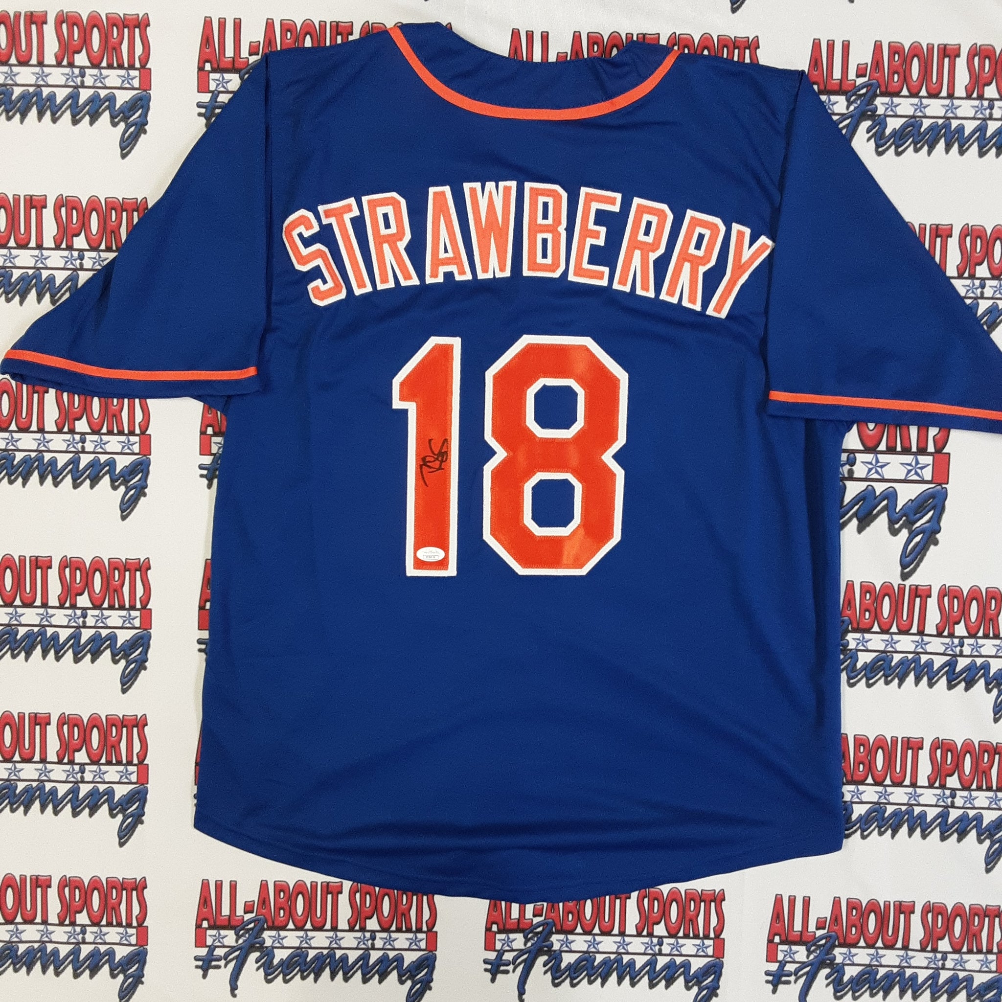 Daryl Strawberry Authentic Signed Pro Style Jersey Autographed JSA