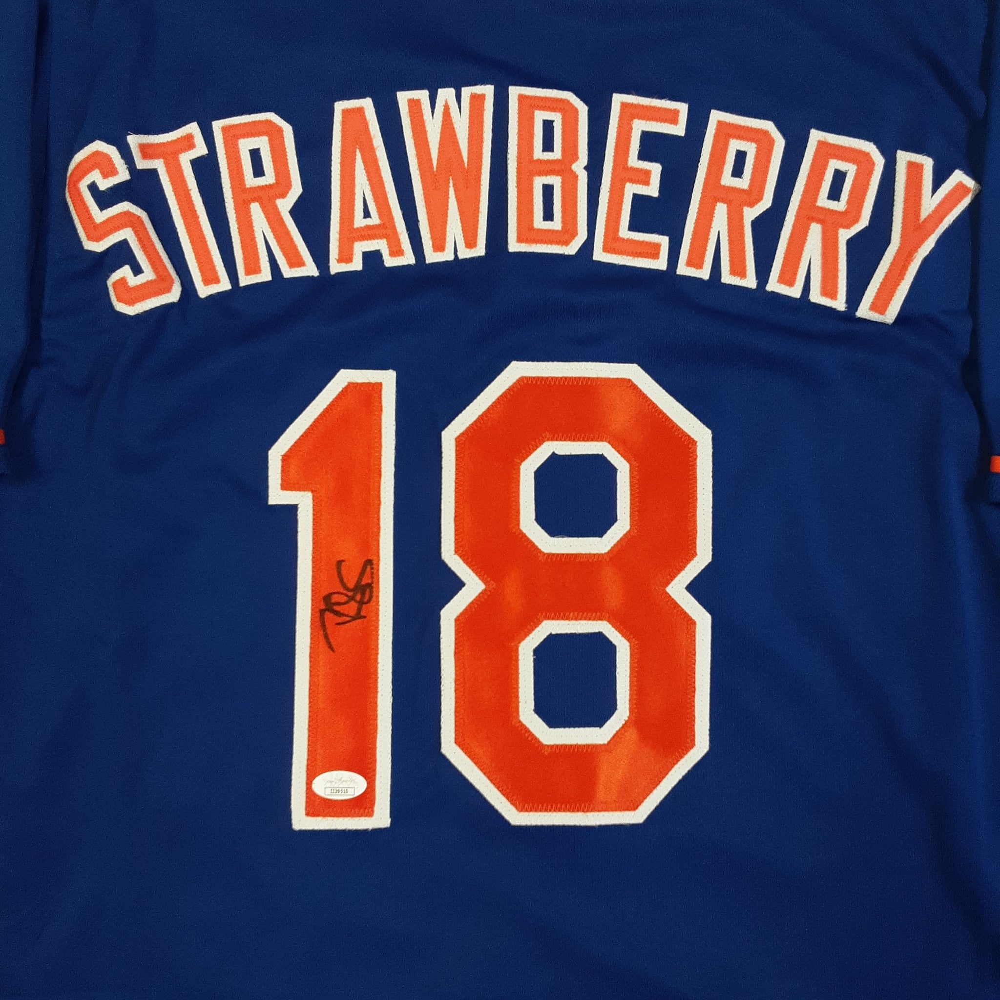 Daryl Strawberry Authentic Signed Pro Style Jersey Autographed JSA