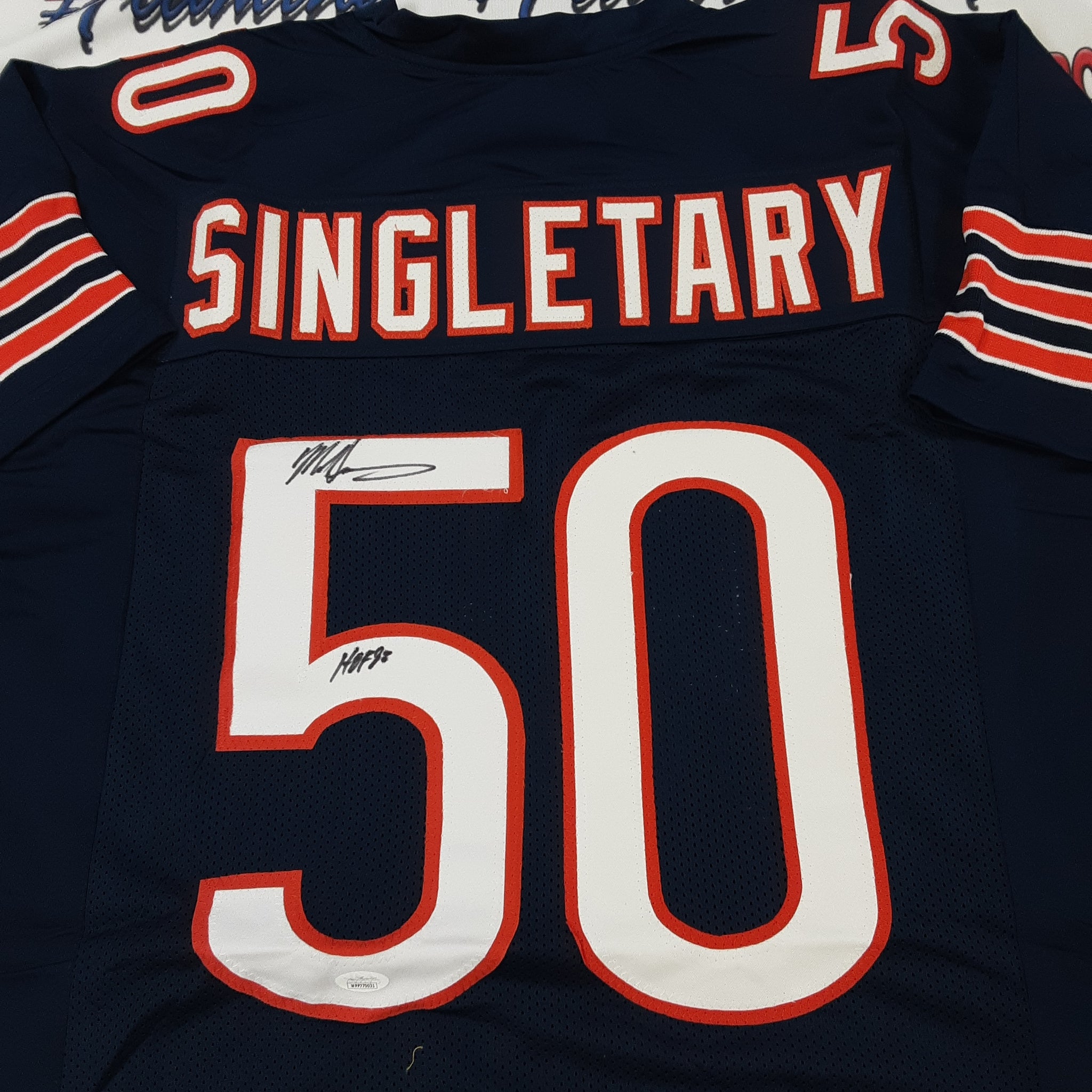 Mike Singletary Authentic Signed Pro Style Jersey Autographed JSA-