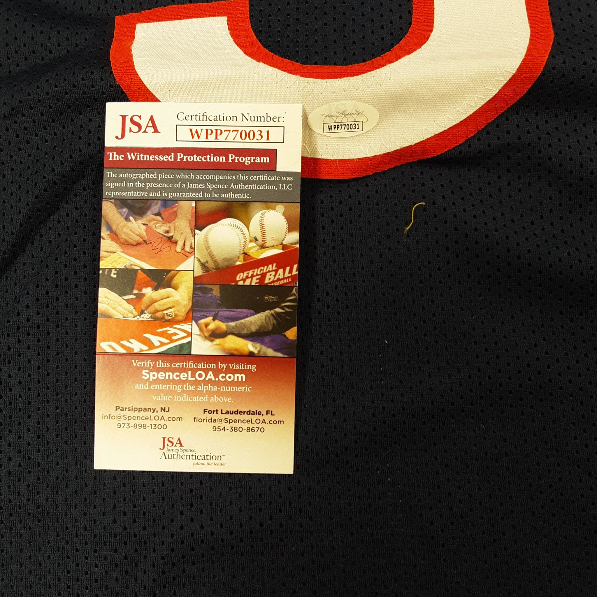 Mike Singletary Authentic Signed Pro Style Jersey Autographed JSA-