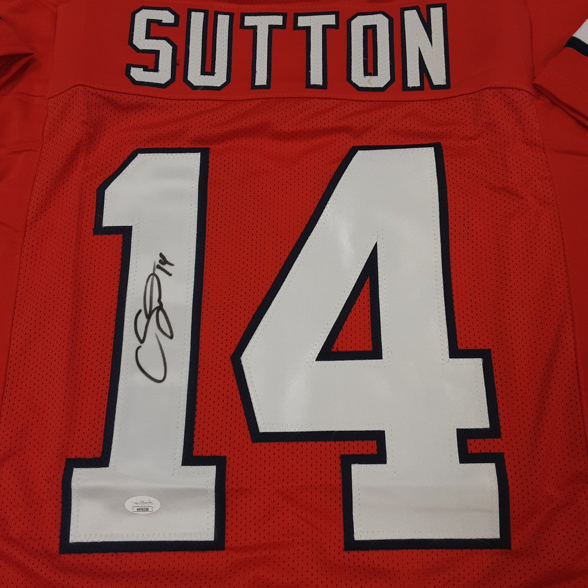 Courtland Sutton Authentic Signed Pro Style Jersey Autographed JSA-