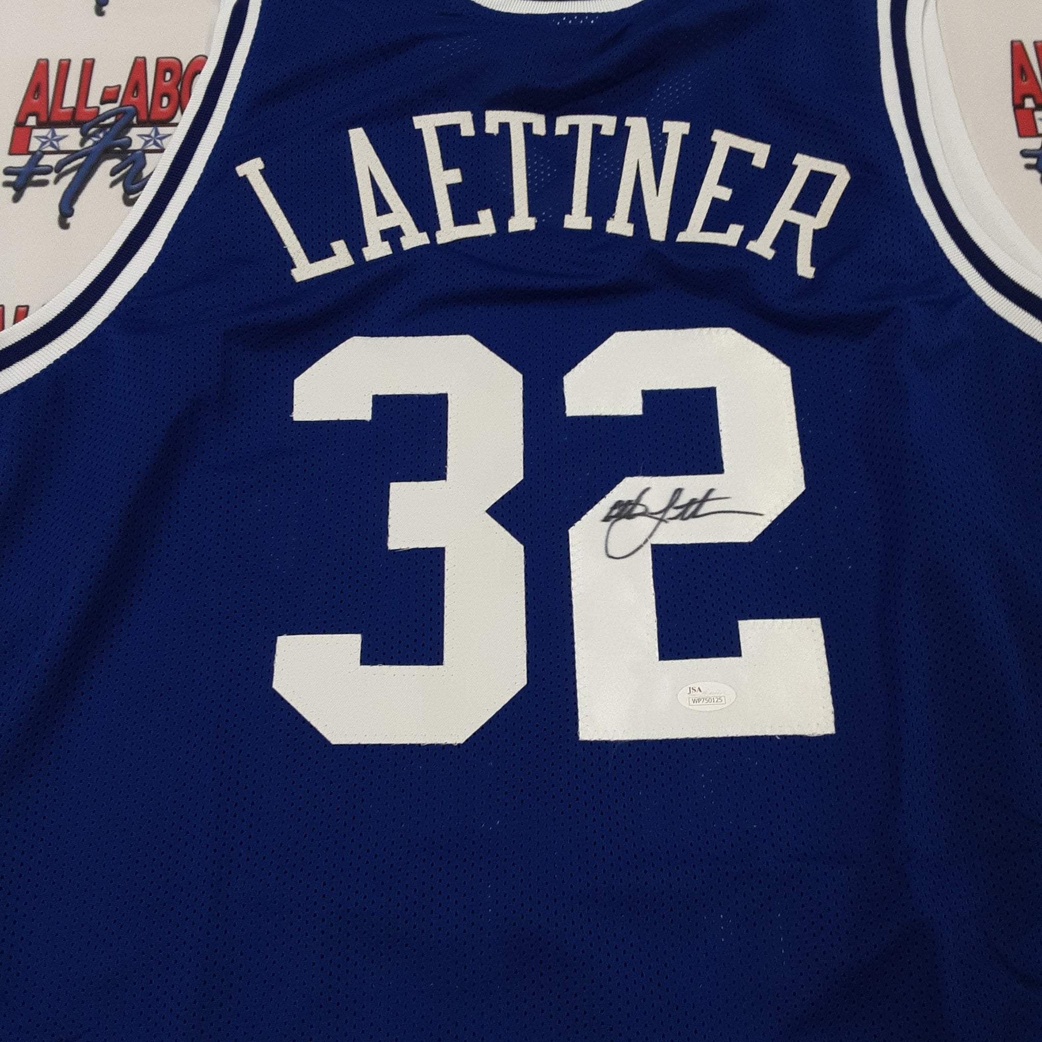 Christian Laettner Authentic Signed Pro Style Jersey Autographed JSA