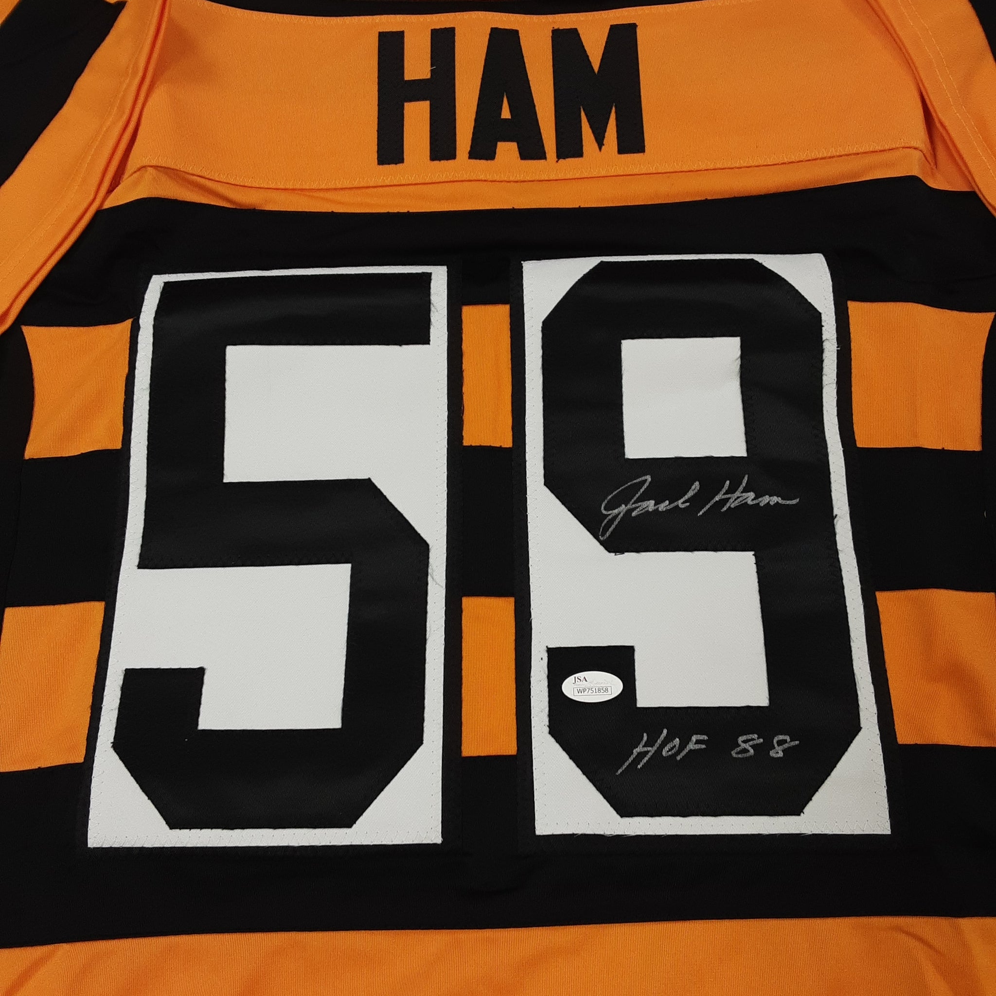 Jack Ham Authentic Signed Pro Style Jersey Autographed JSA R1