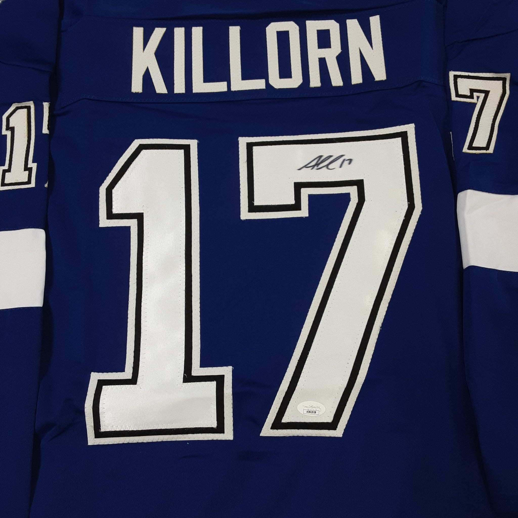 Alex Killorn Authentic Signed Pro Style Jersey Autographed JSA-