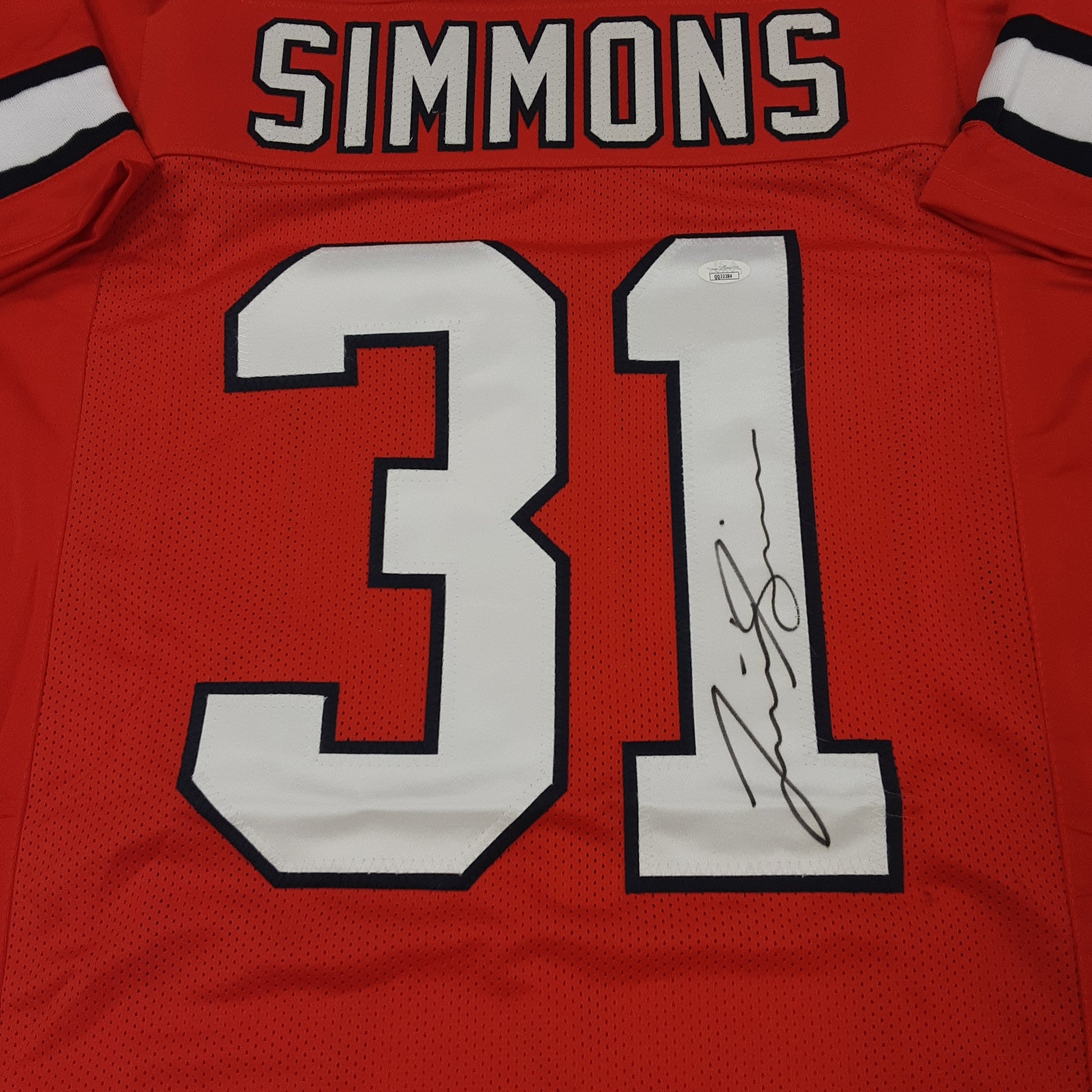 Justin Simmons Authentic Signed Pro Style Jersey Autographed Beckett