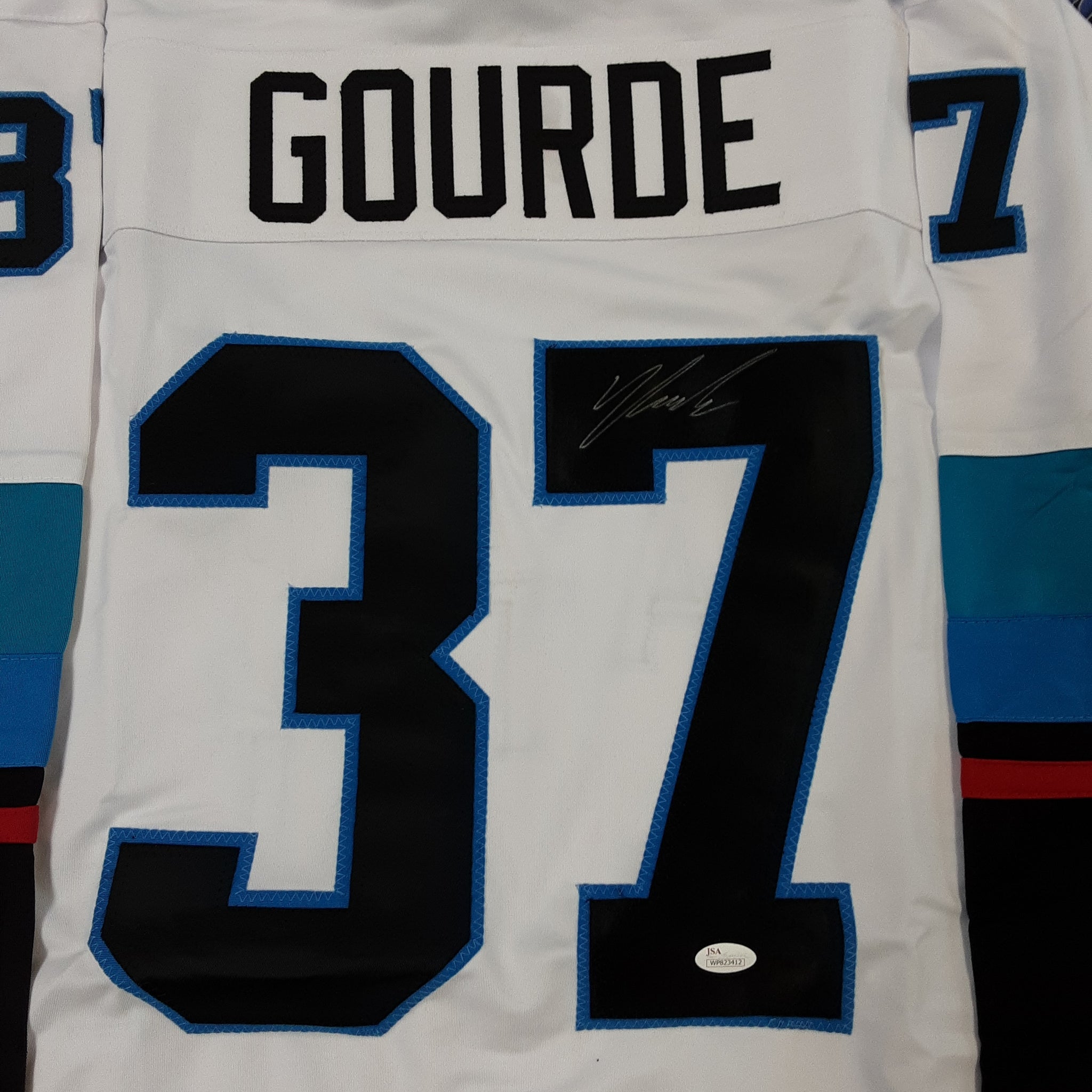 Yanni Gourde Authentic Signed Pro Style Jersey Autographed JSA-