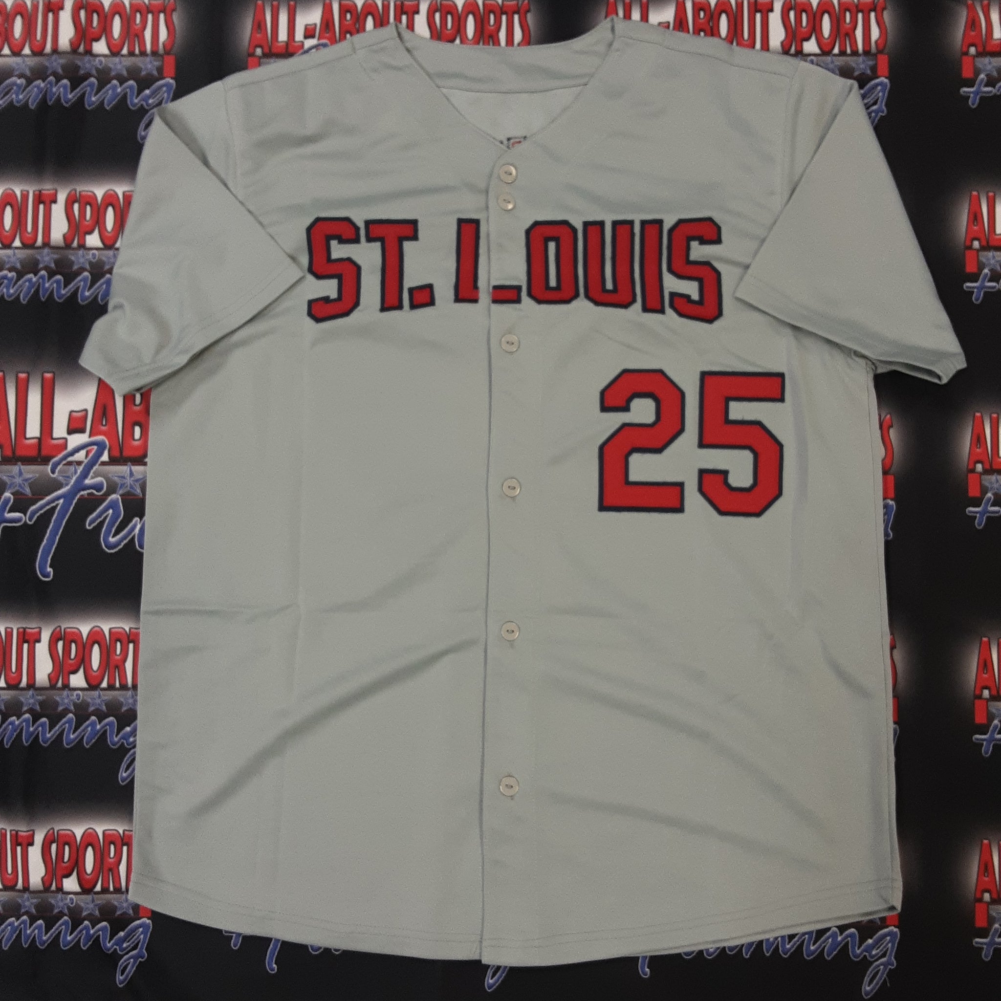 Mark McGwire Authentic Signed Pro Style Jersey Autographed JSA R1