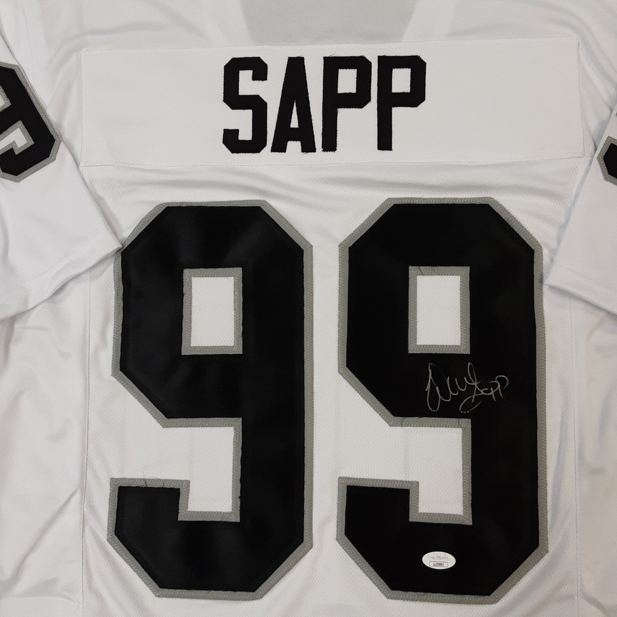 Warren Sapp Authentic Signed Pro Style Jersey Autographed JSA-