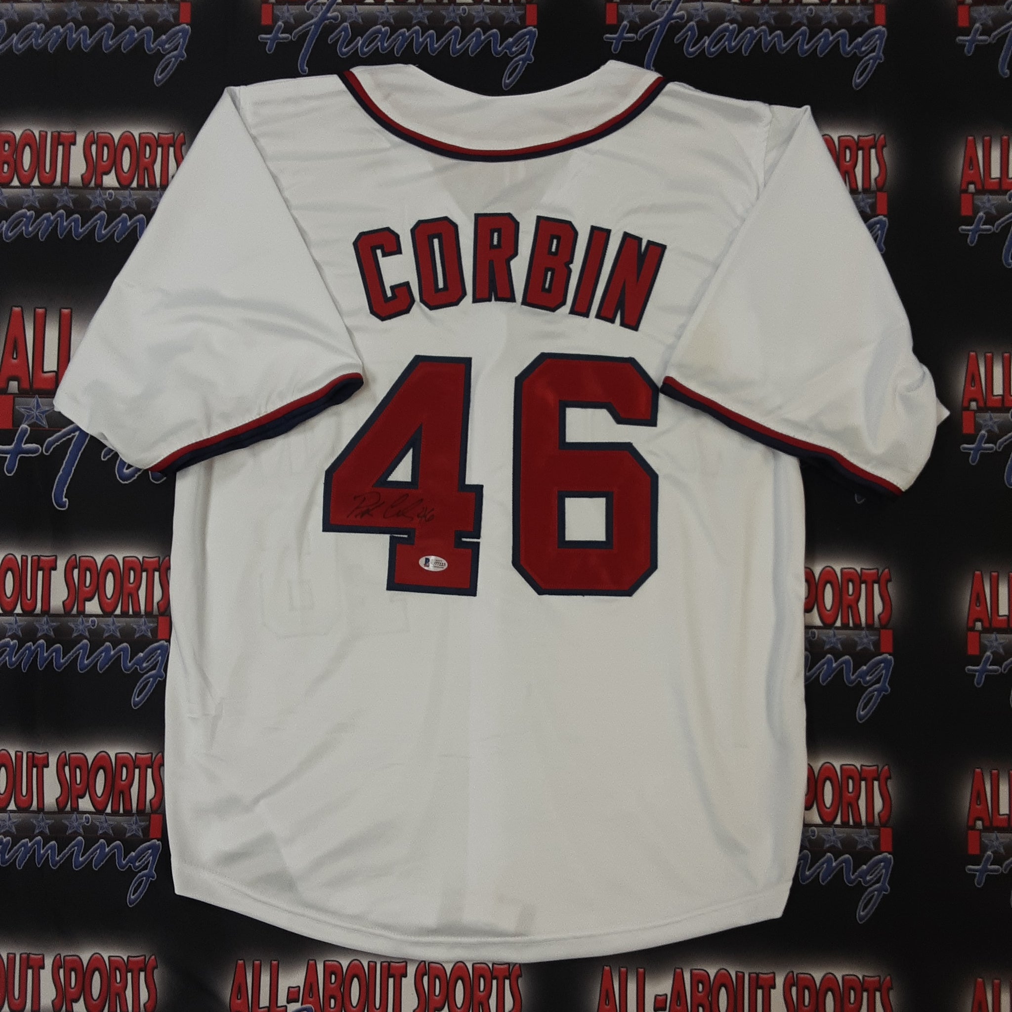 Patrick Corbin Signed Jersey (Beckett)