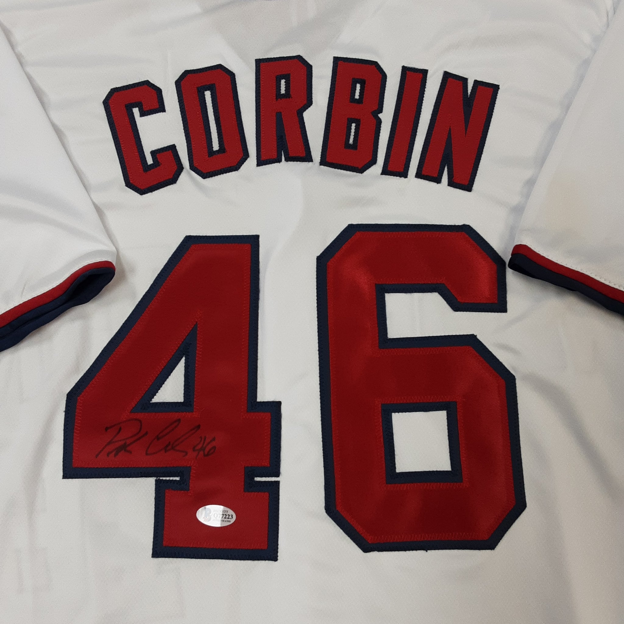 Patrick Corbin Authentic Signed Pro Style Jersey Autographed Beckett R1