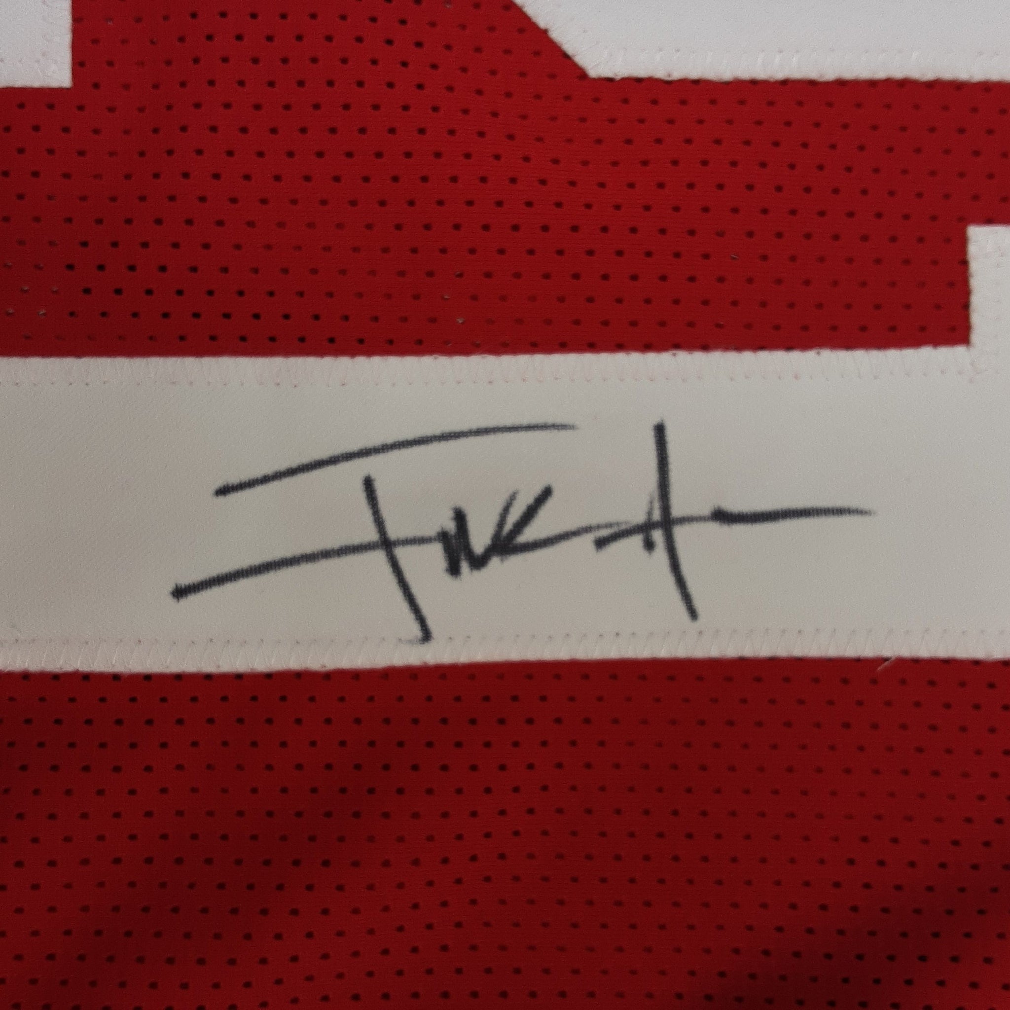 Fred Warner Autographed Signed Jersey - Red - Beckett Authentic