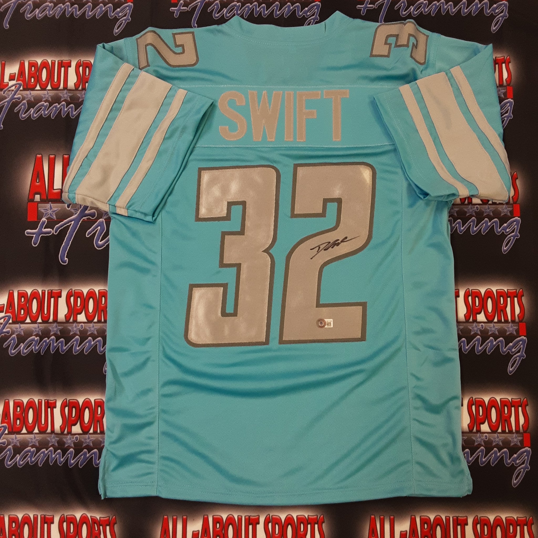 DeAndre Swift Authentic Signed Pro Style Jersey Autographed Beckett-