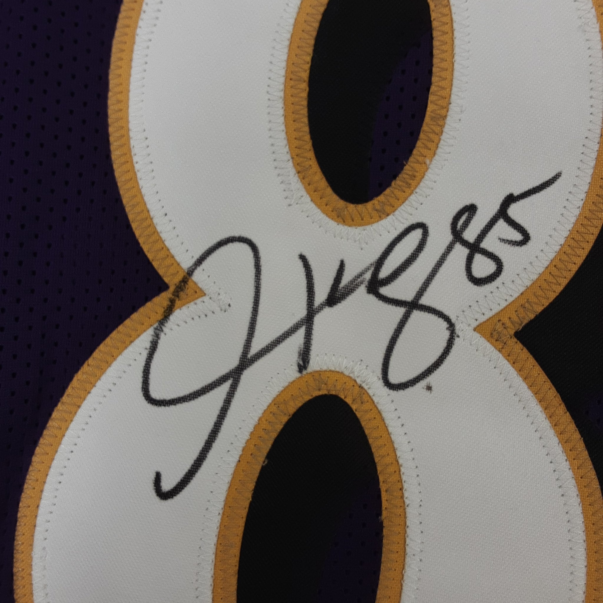 Derrick Mason Authentic Signed Pro Style Jersey Autographed JSA R1