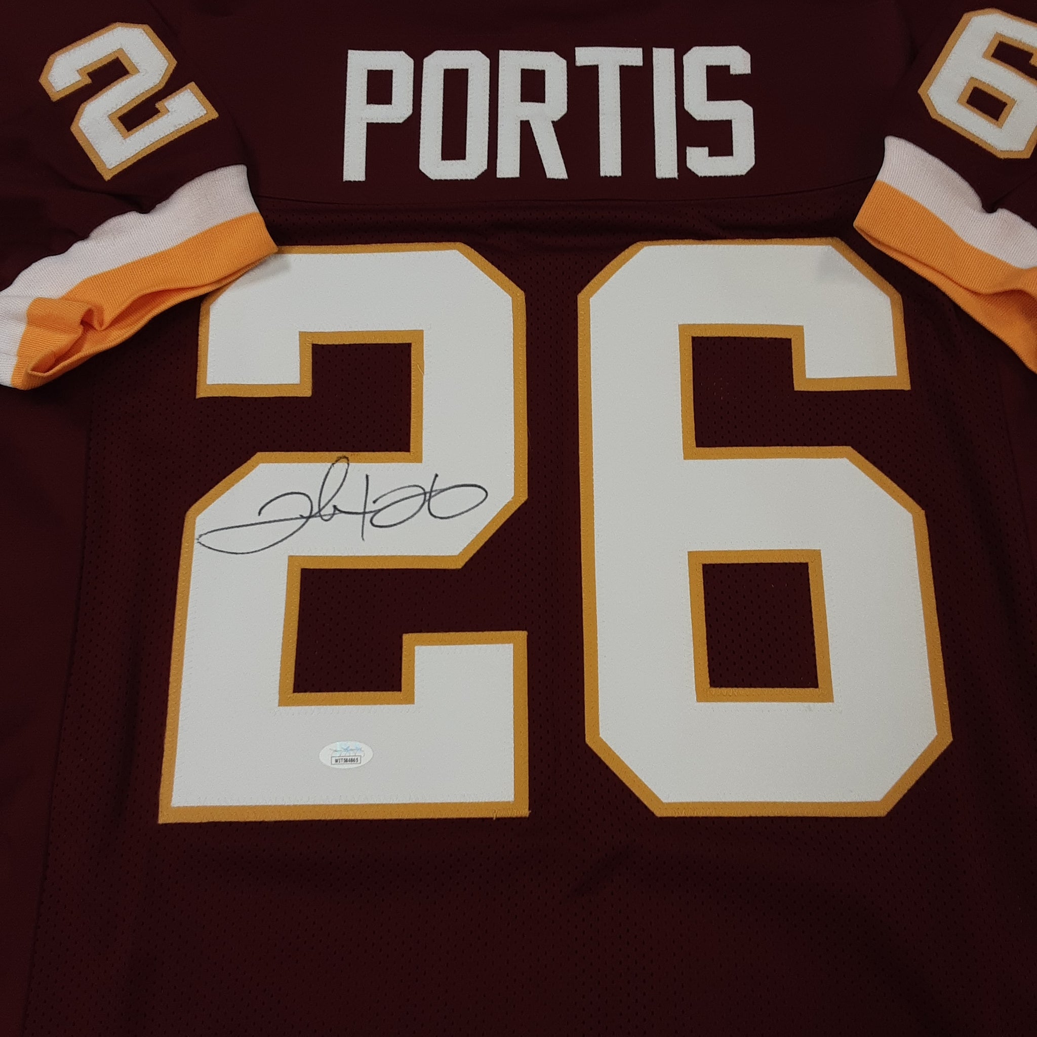Clinton Portis Authentic Signed Pro Style Jersey Autographed JSA R1