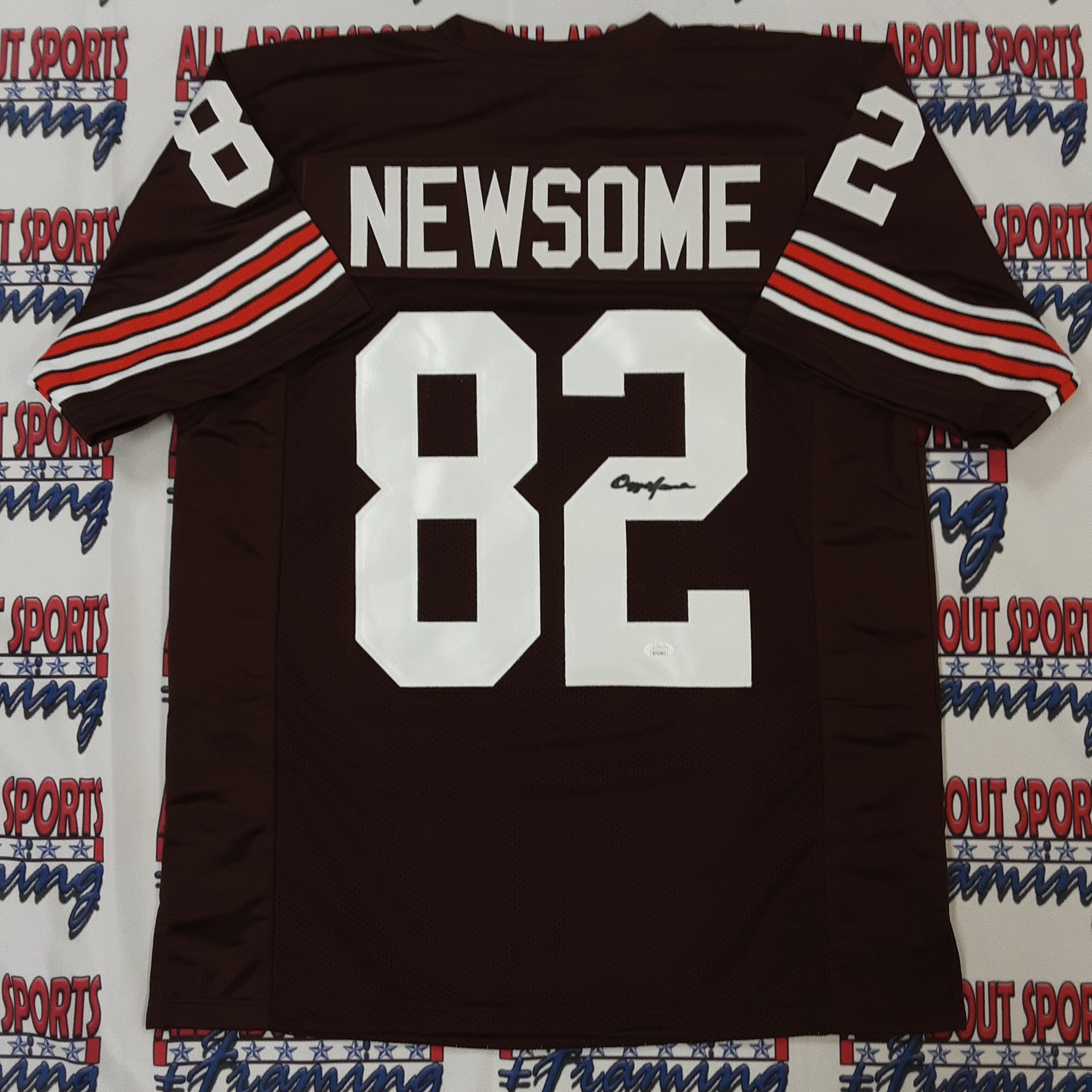 Ozzie Newsome autographed signed jersey NFL Cleveland Browns JSA