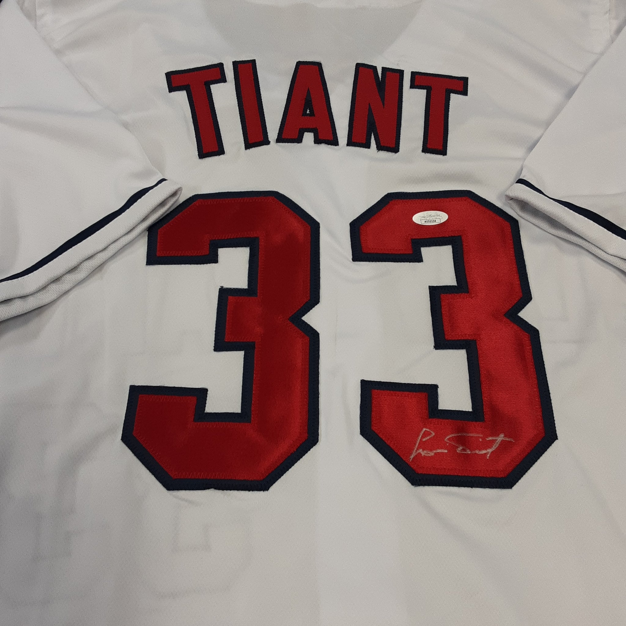 Luis Tiant Authentic Signed Pro Style Jersey Autographed JSA R1