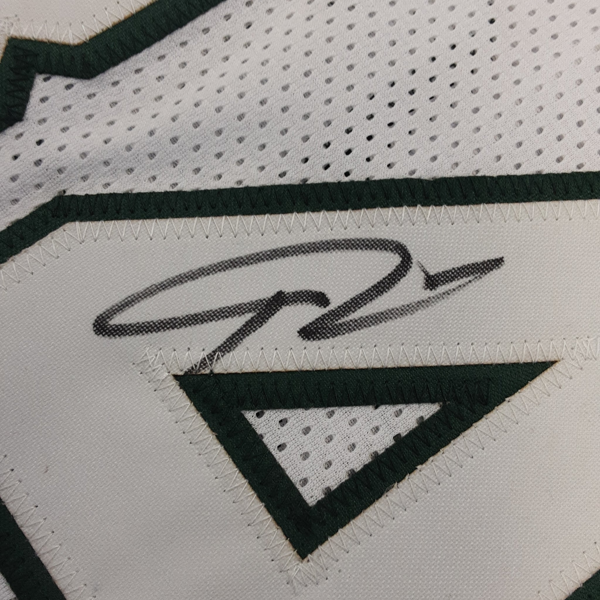 Giannis Antetokounmpo Signed Pro Style Jersey Autographed JSA--