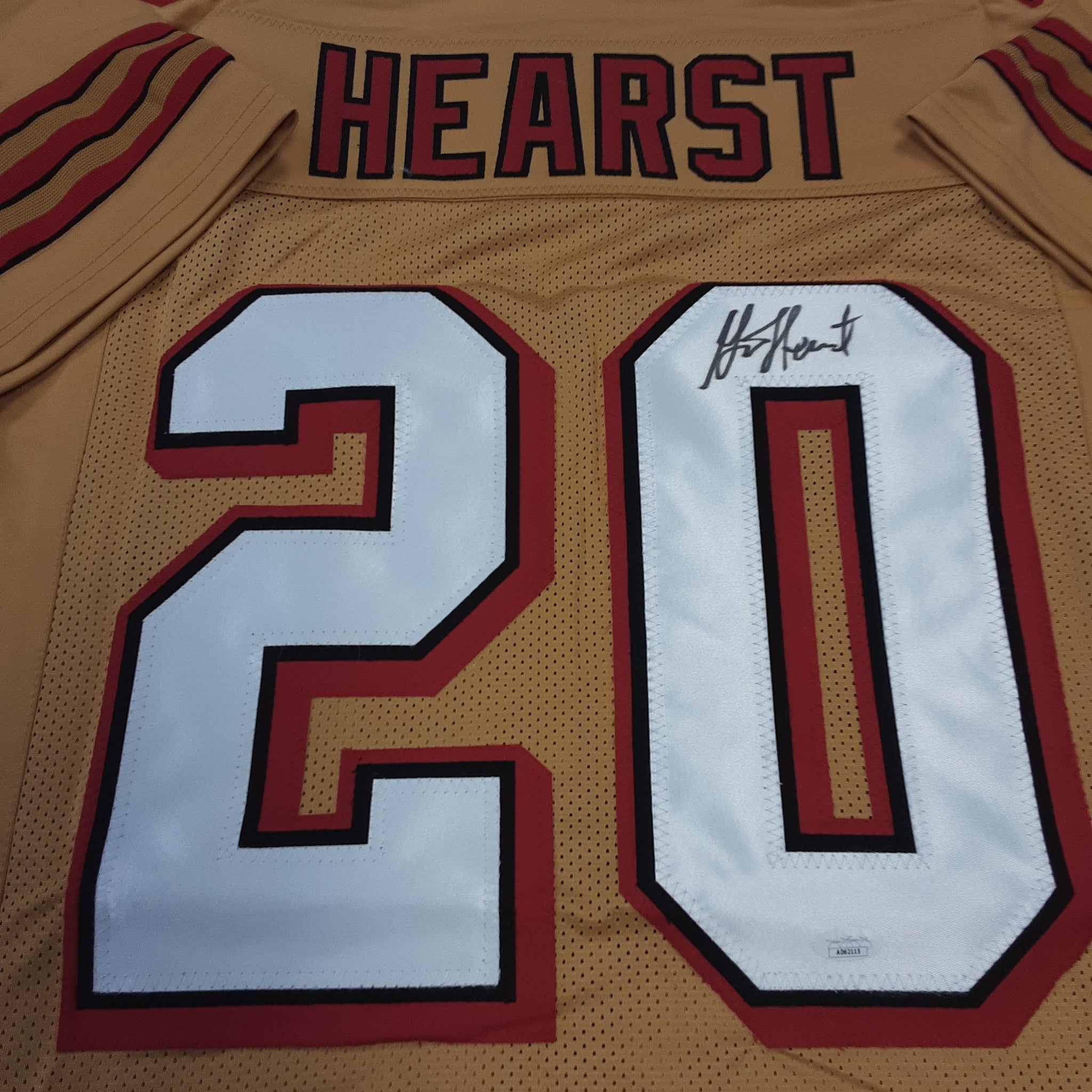 Garrison Hearst Authentic Signed Pro Style Jersey Autographed JSA R1