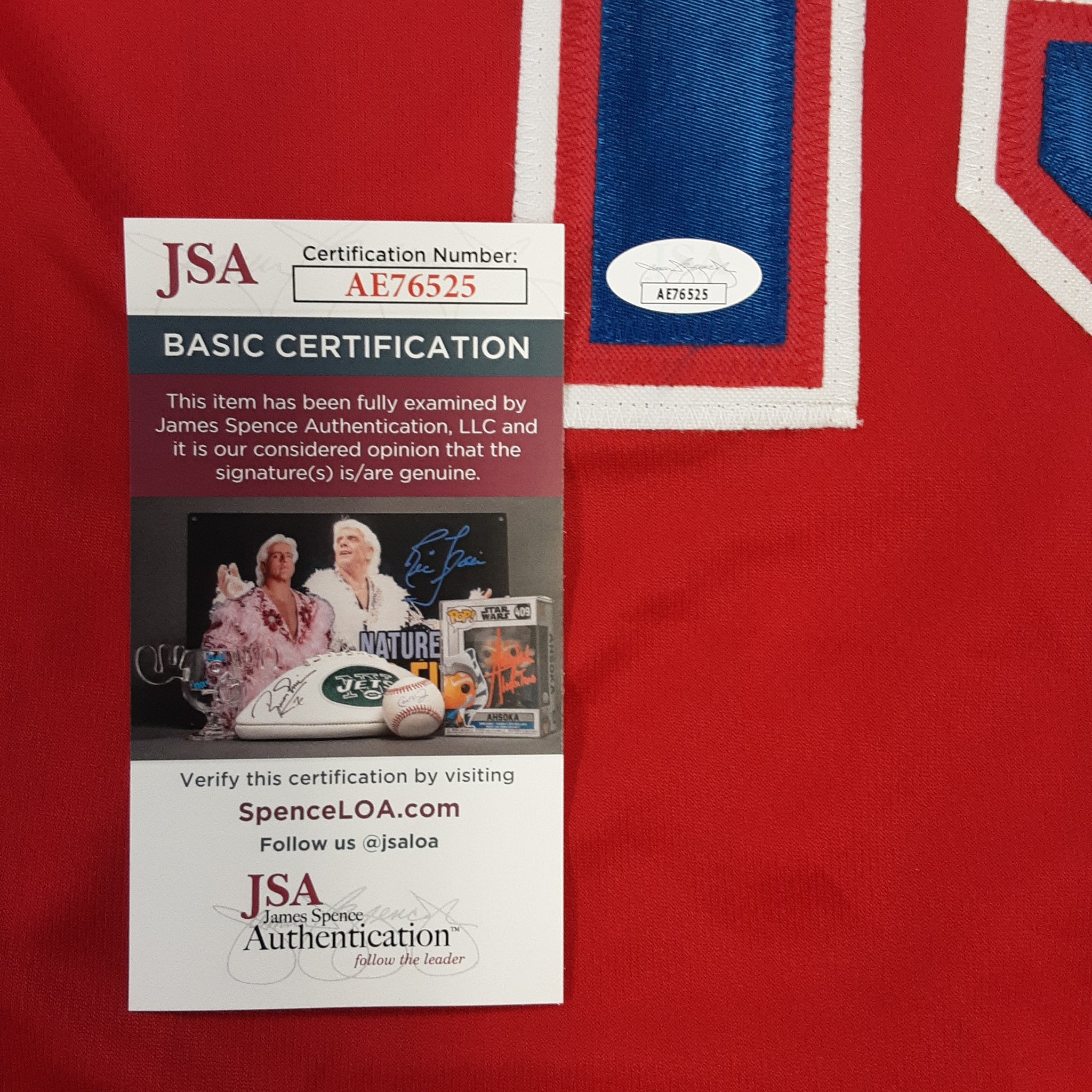 Juan Gonzalez Authentic Signed Pro Style Jersey Autographed JSA R1
