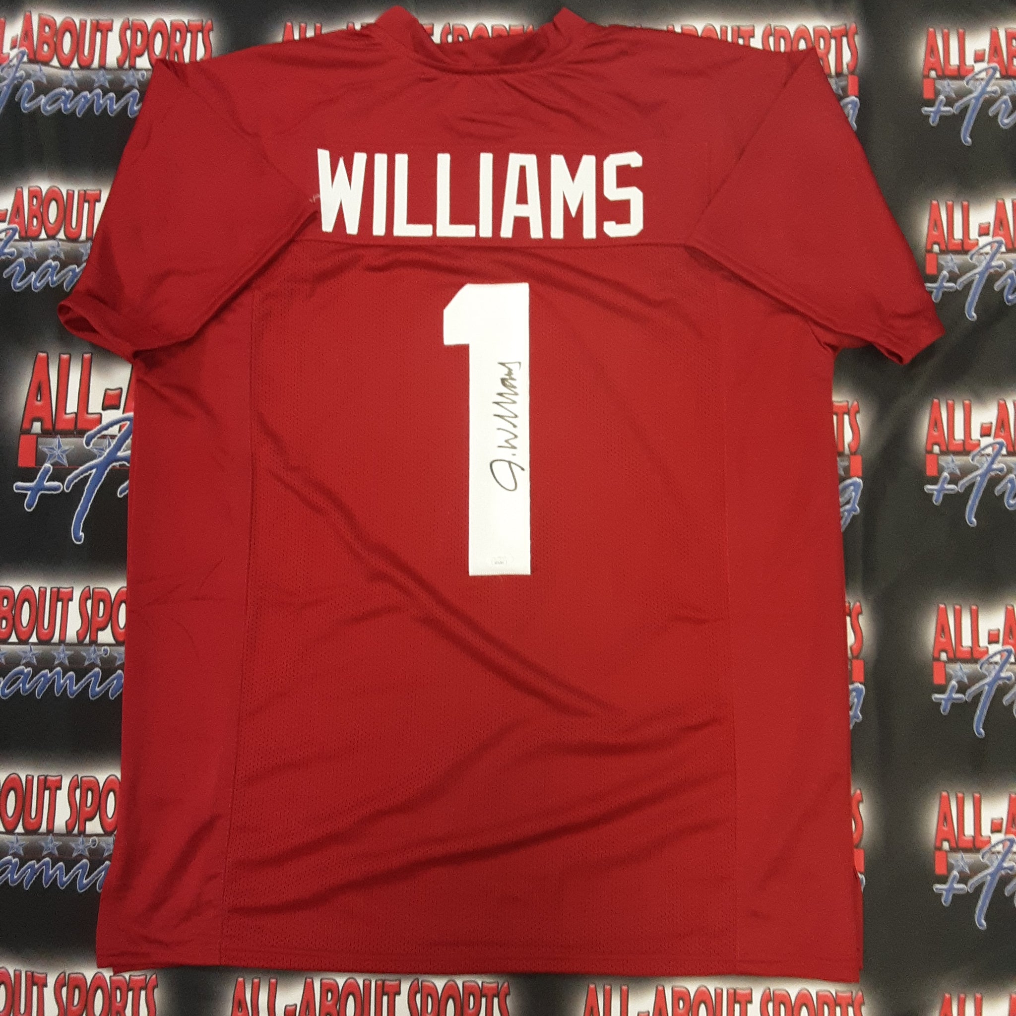 Jameson Williams Authentic Signed Pro Style Jersey Autographed JSA R1
