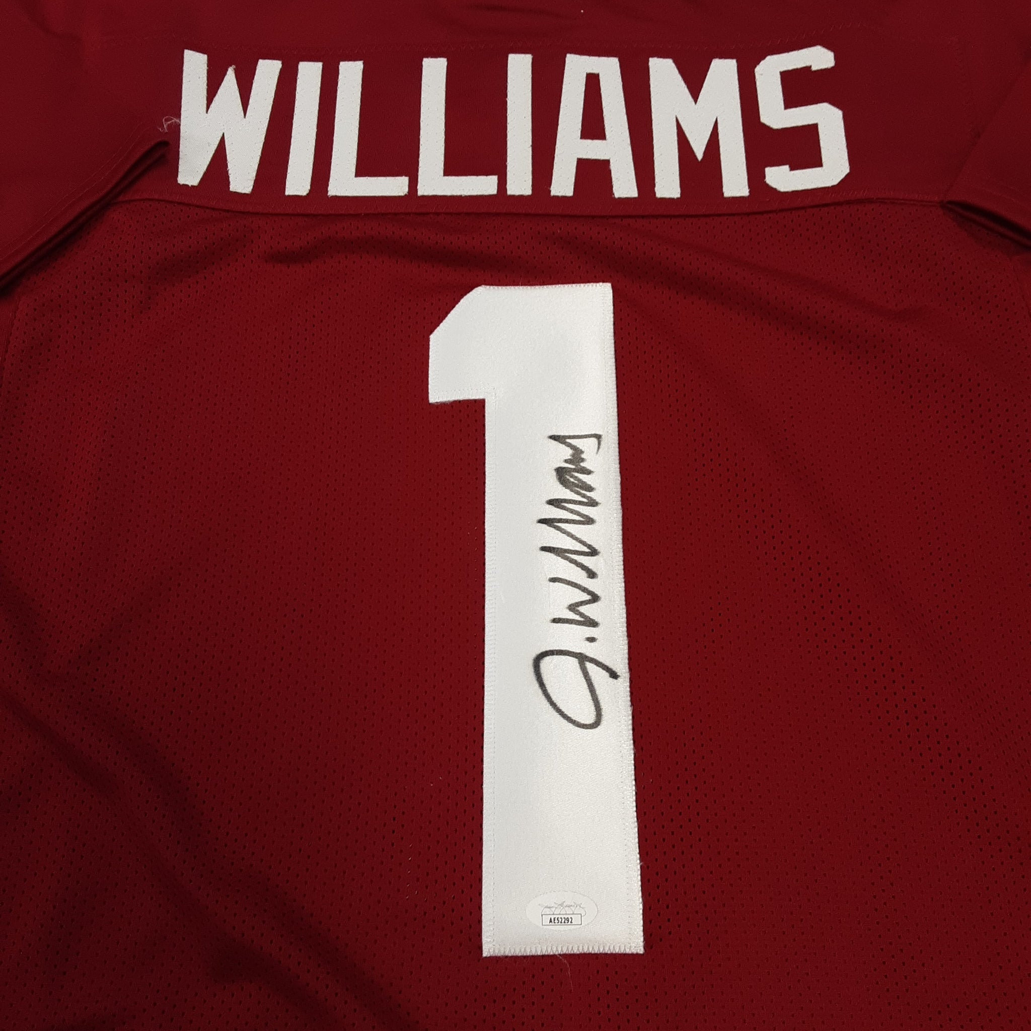 Jameson Williams Authentic Signed Pro Style Jersey Autographed JSA R1