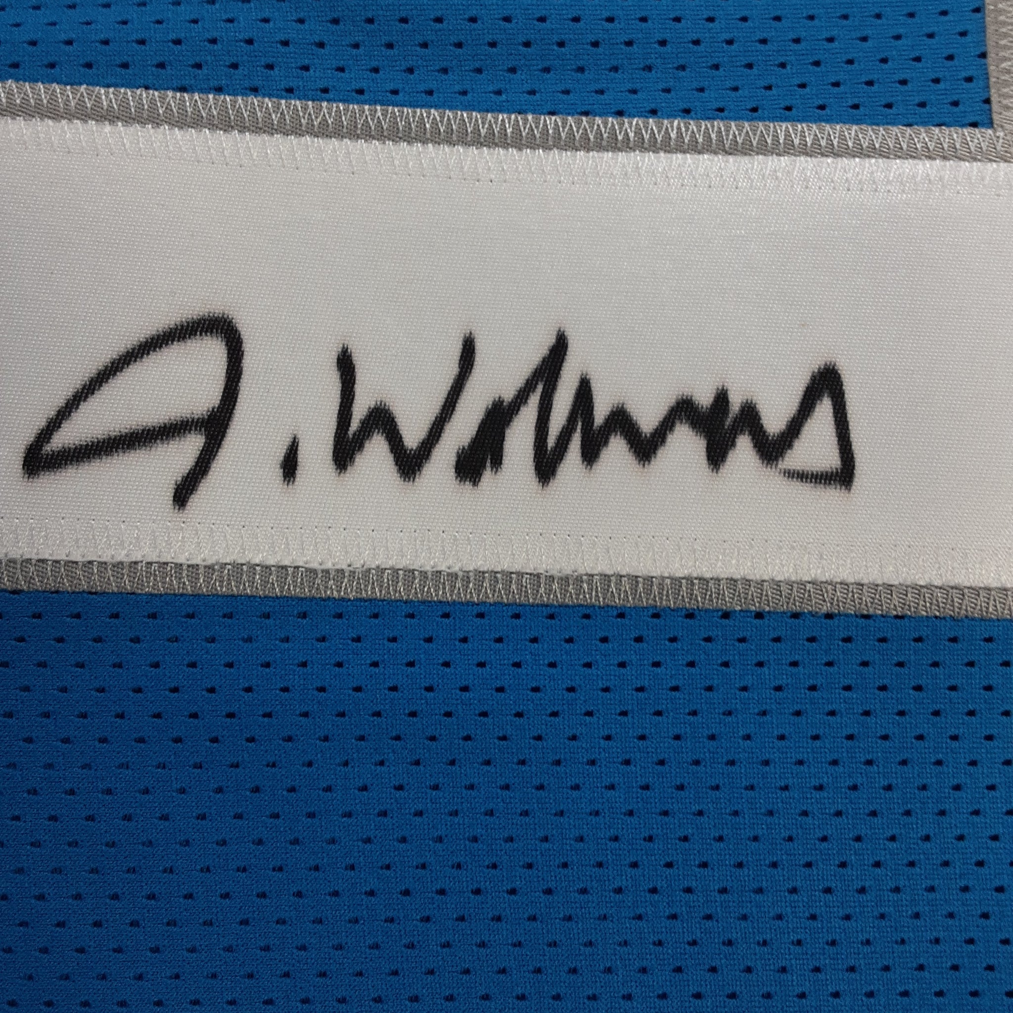 Jameson Williams Authentic Signed Pro Style Jersey Autographed JSA-