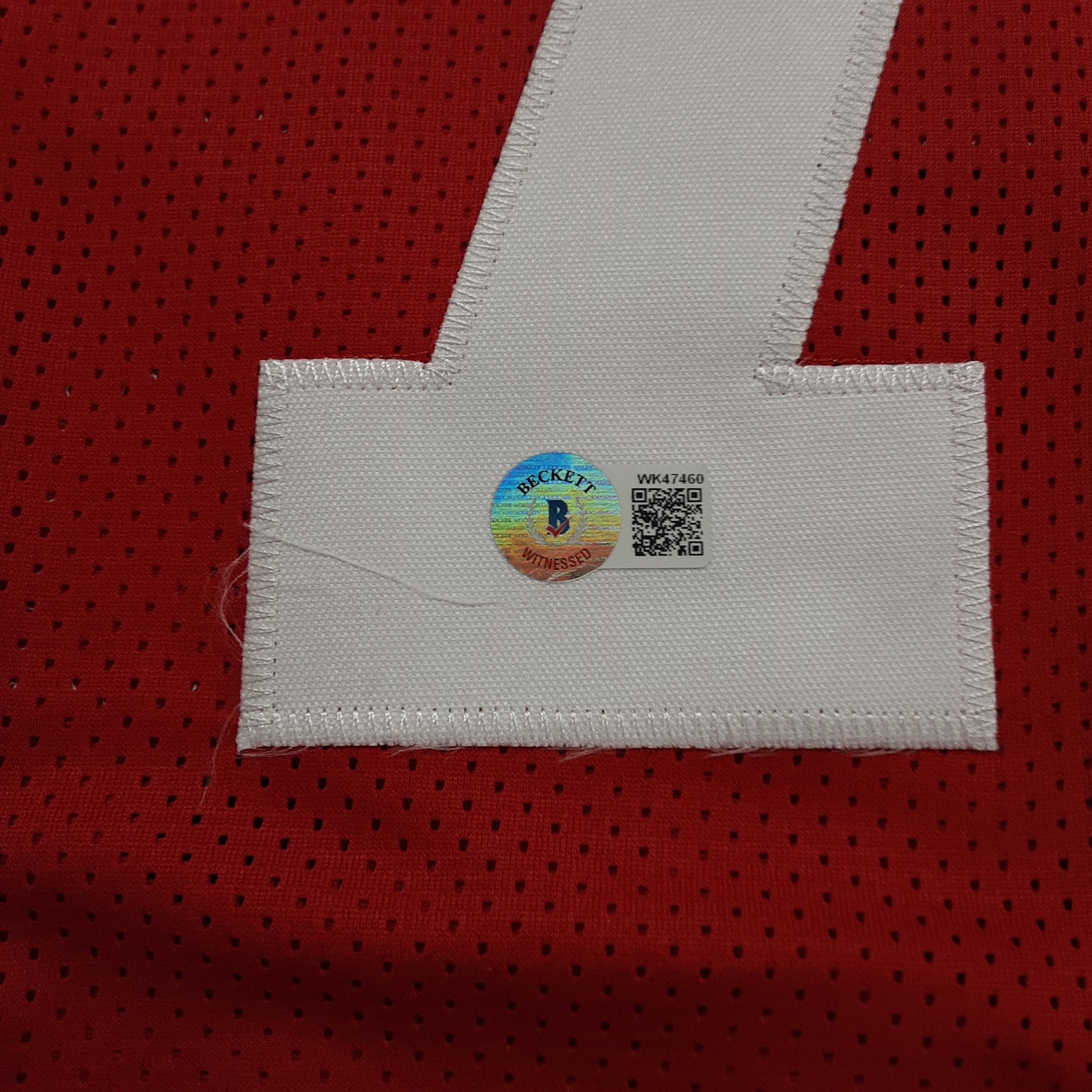 Joe Staley Authentic Signed Pro Style Jersey Autographed Beckett R1