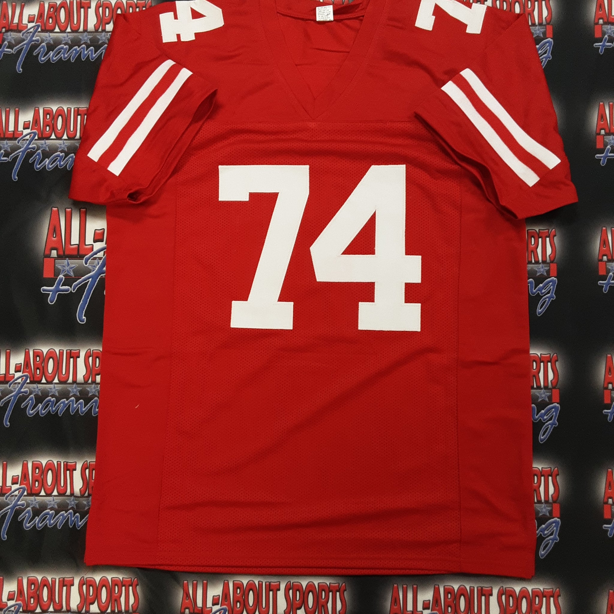 Joe Staley Authentic Signed Pro Style Jersey Autographed Beckett R1