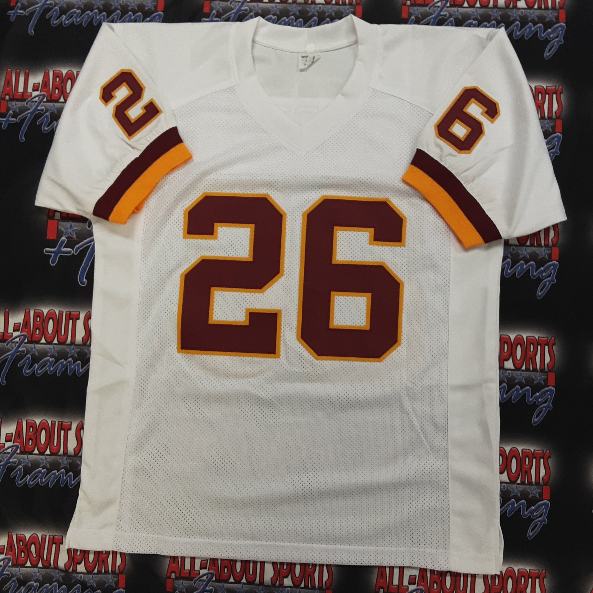 Washington Redskins Clinton Portis Autographed Pro Style White