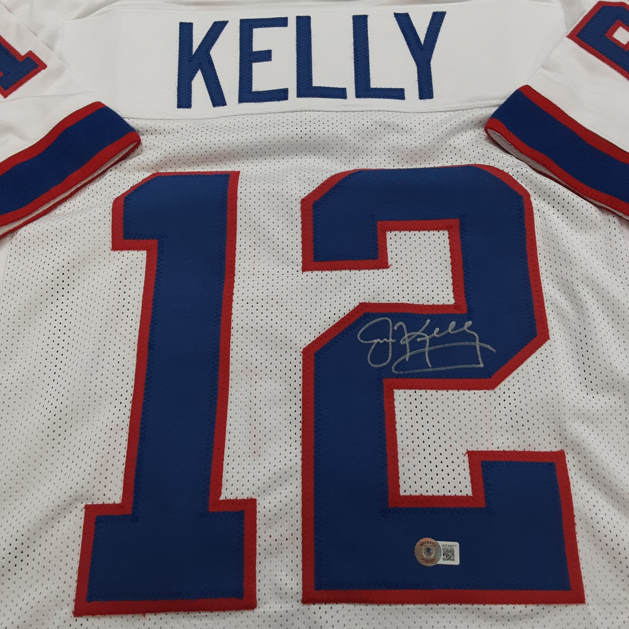 Jim Kelly Authentic Signed Pro Style Jersey Autographed Beckett R1