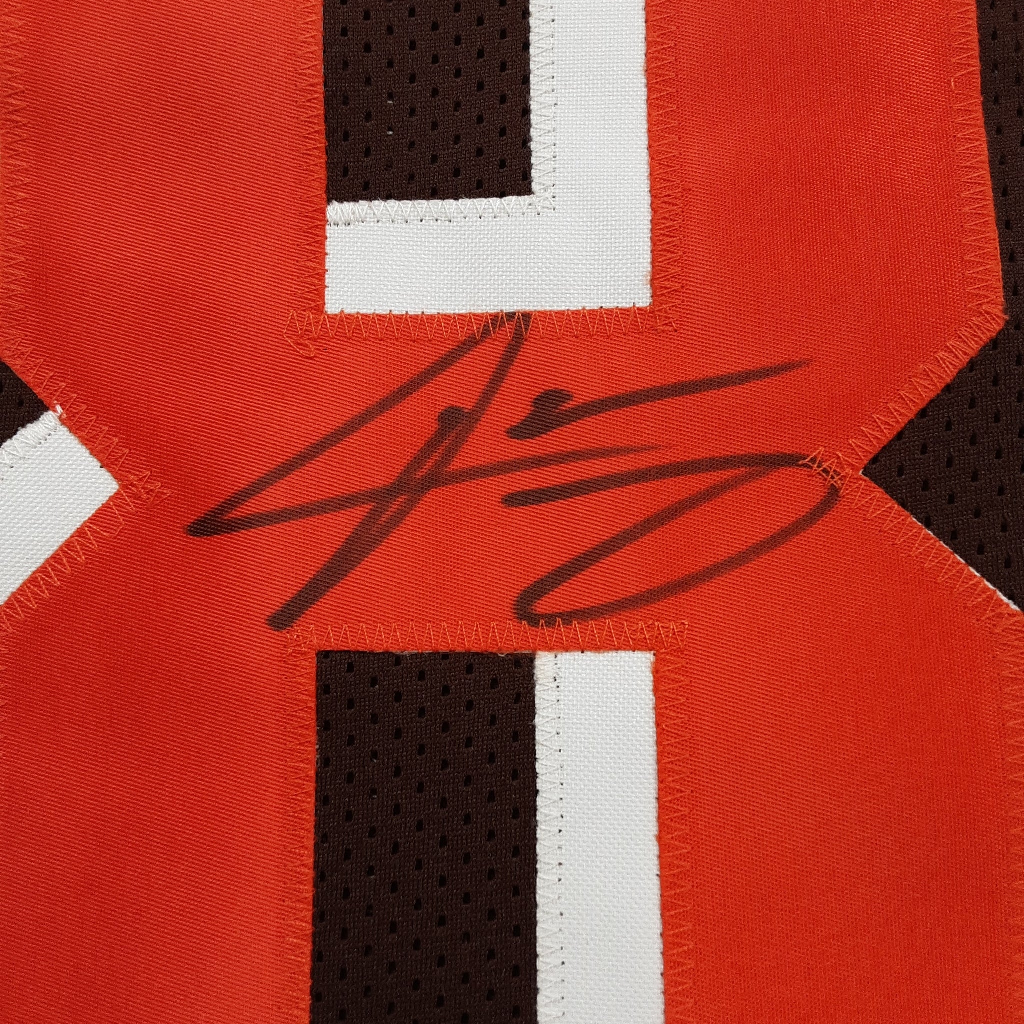 Signed Jarvis Landry Cleveland Browns Framed Jersey for Sale in