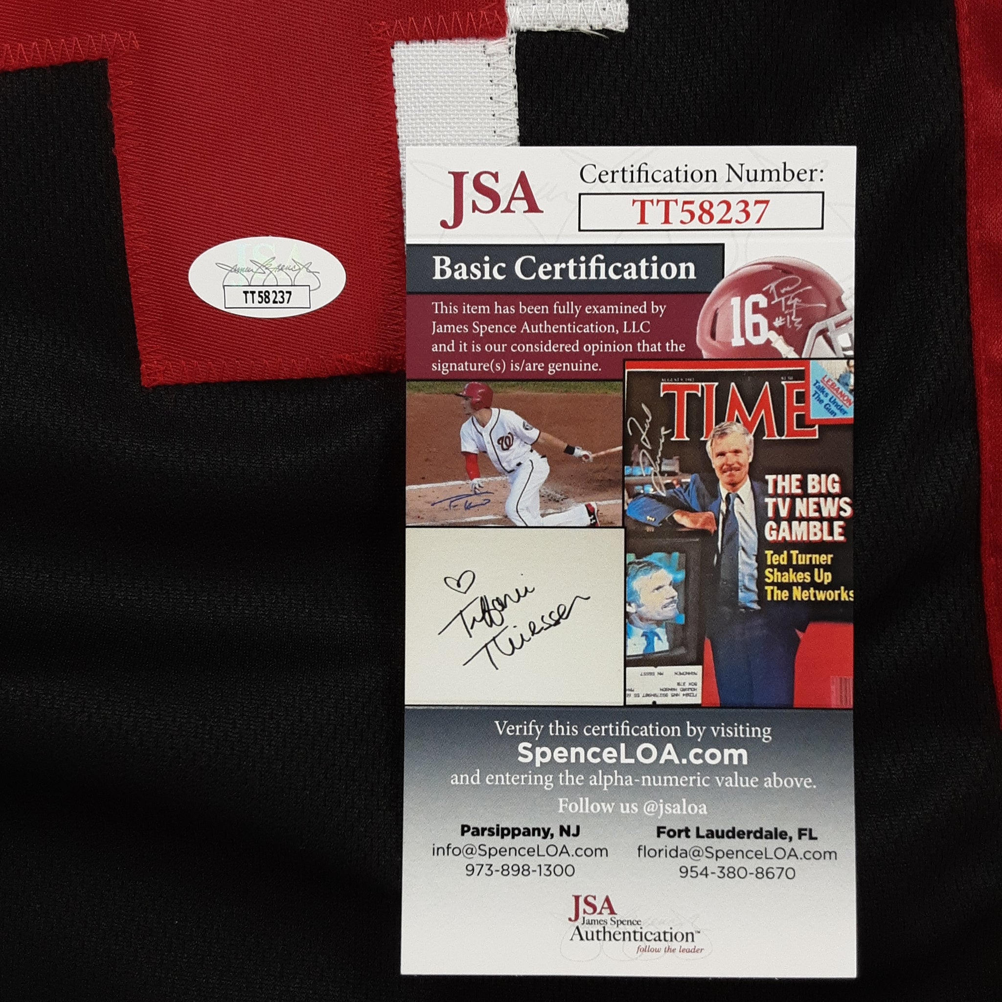 Cordarrelle Patterson Authentic Signed Pro Style Jersey Autographed JSA R1