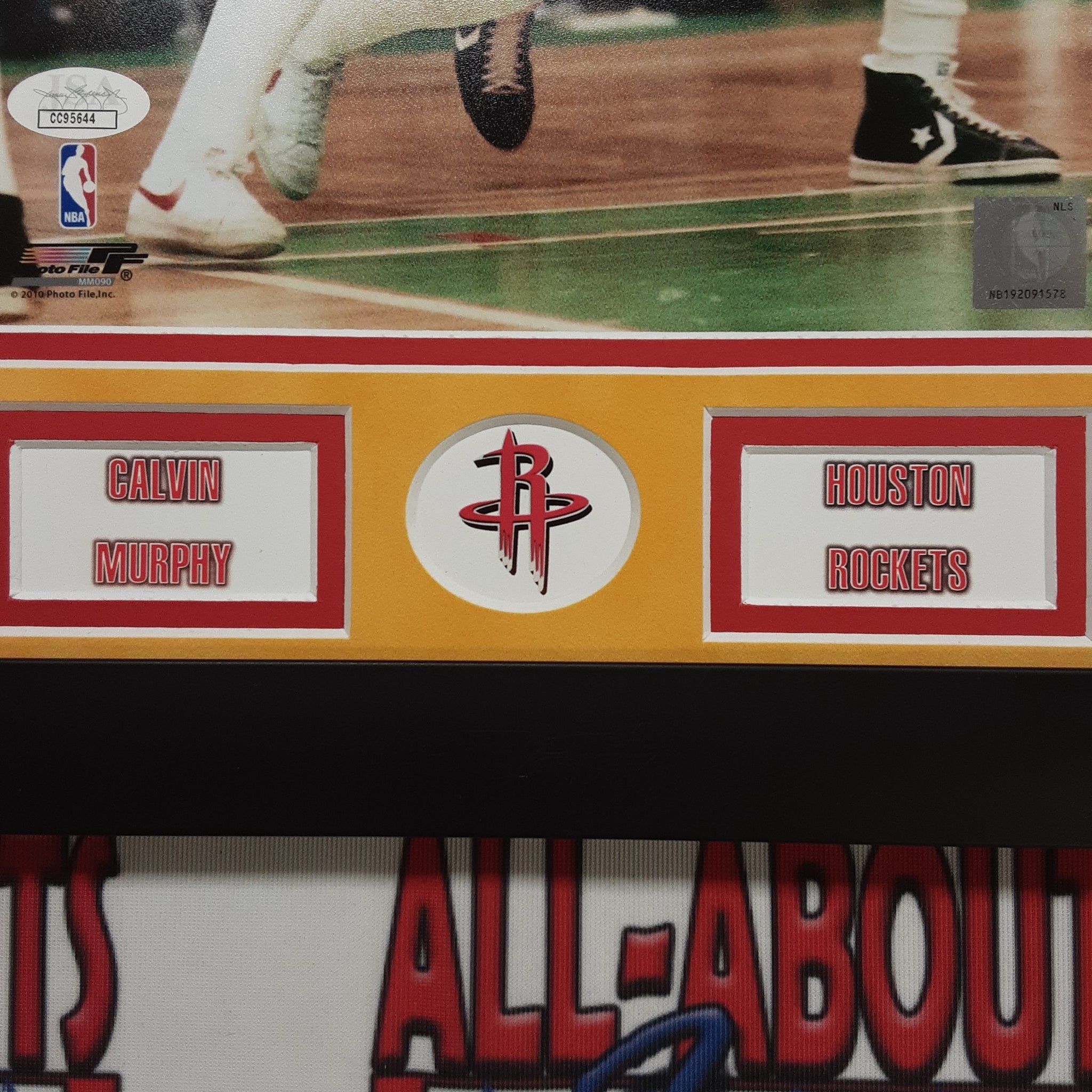 Calvin Murphy Authentic Signed Framed 8x10 Photo Autographed JSA-