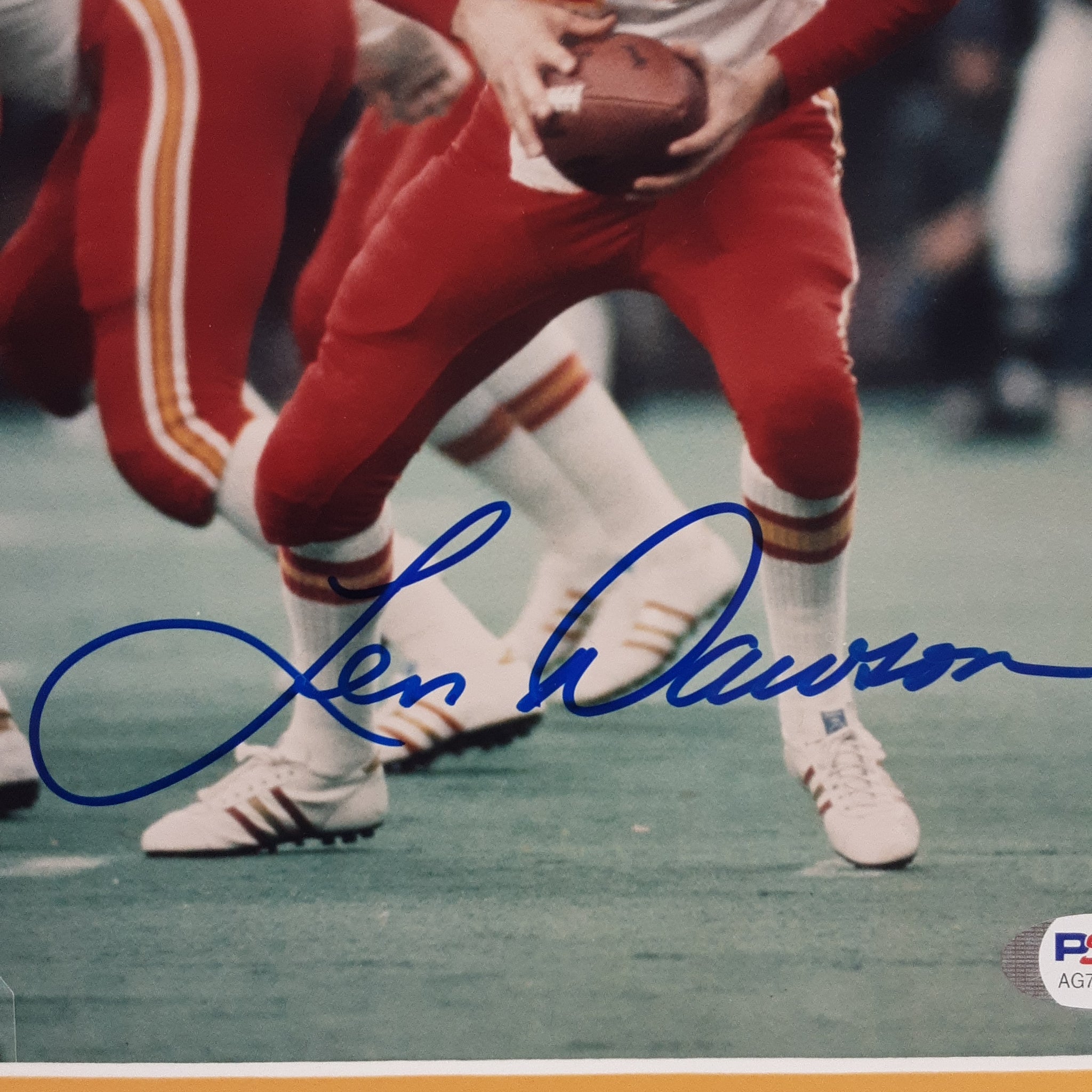 Len Dawson Autographed Signed Framed Kansas City Chiefs Jersey